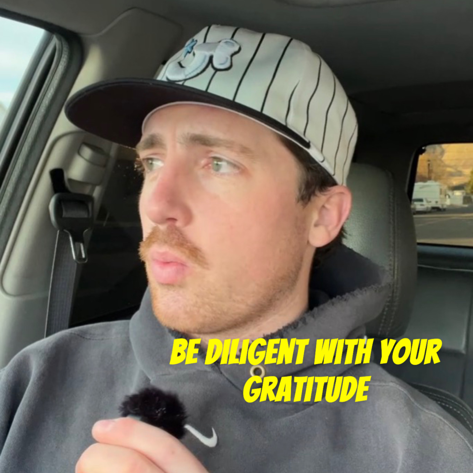 be diligent with your gratitude episode artwork