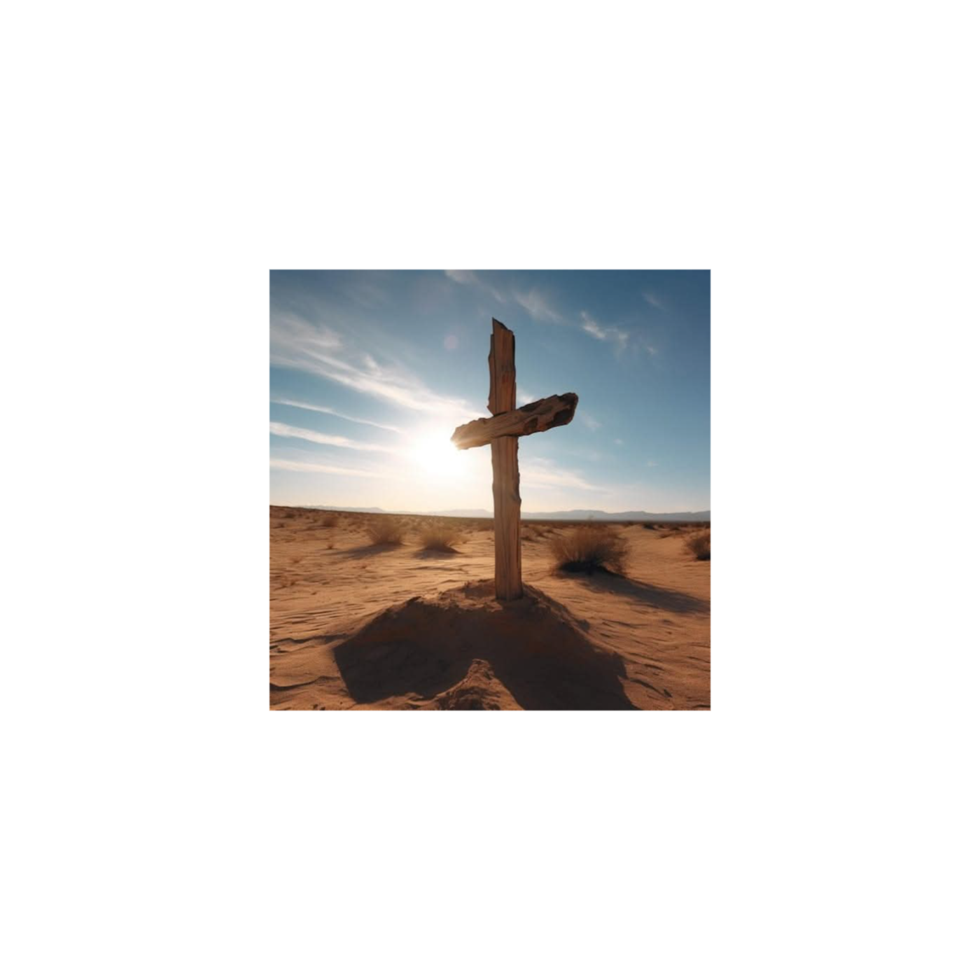 The Cross in the Desert.