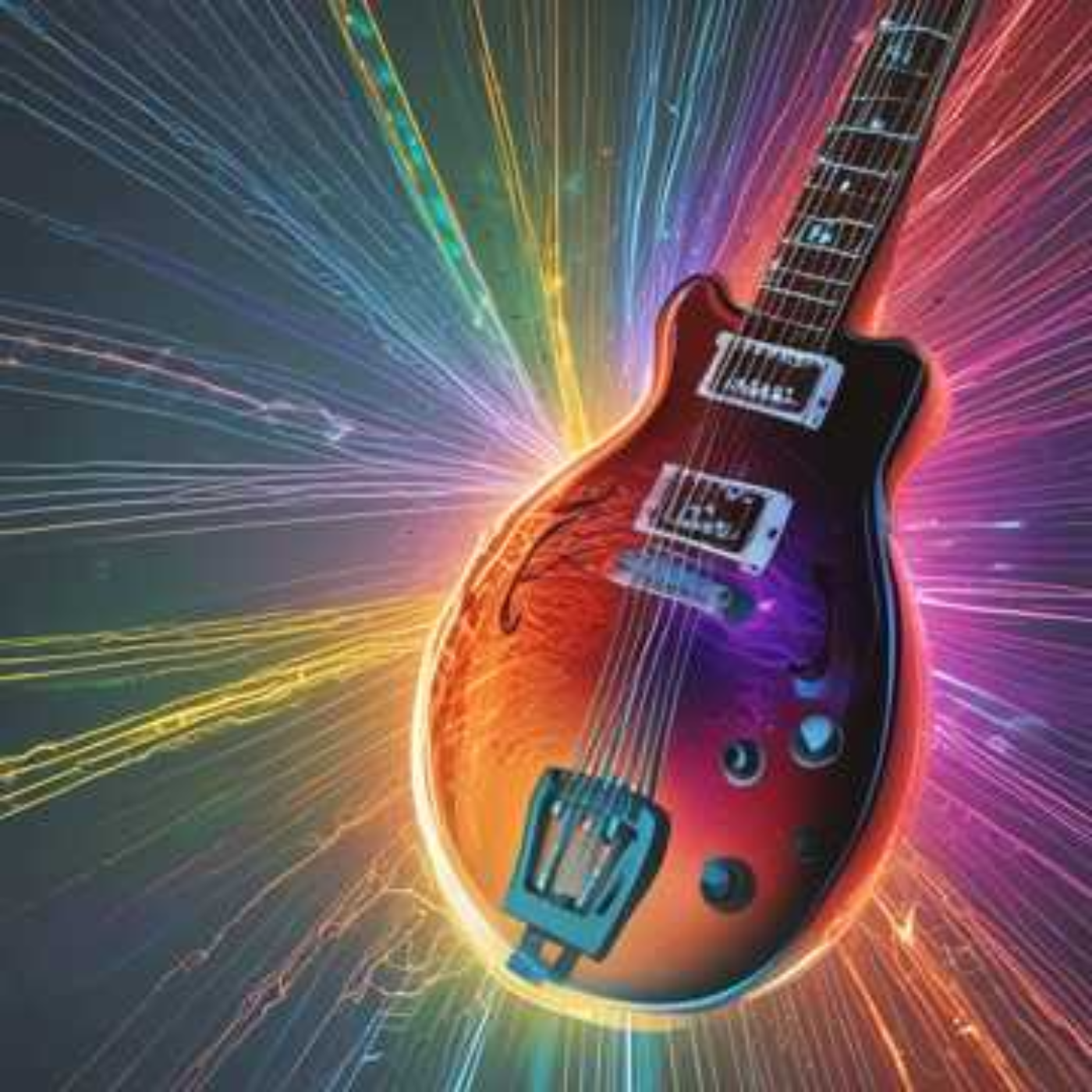 Guitar on Fire