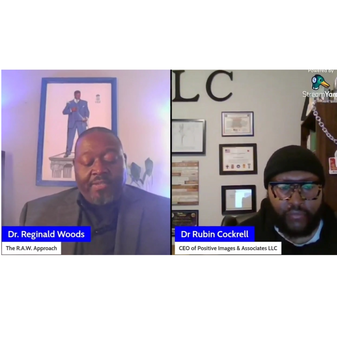 PODCAST:  The R.A.W.  Approach:  Dr. Woods goes live w/ Dr. Rubin Cockrell  episode artwork