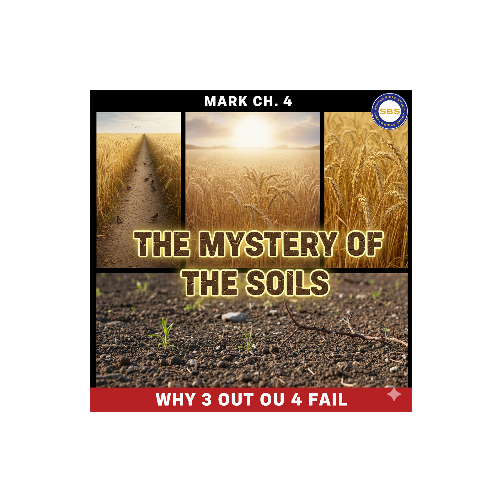 Mark chapter 4:1-20 The parable of the soils episode artwork