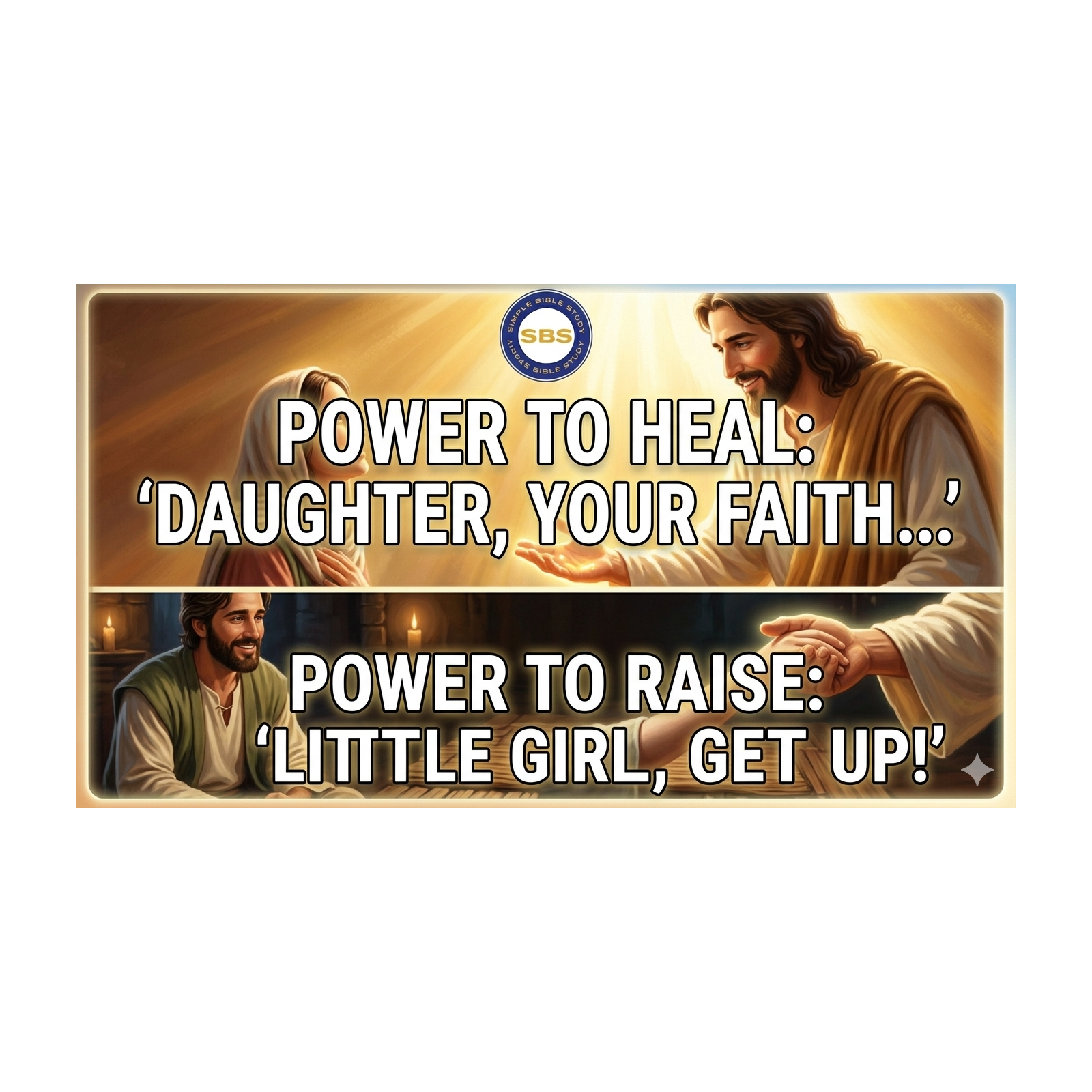 Mark Chapter 5:21-35 Jesus has power of disease and death episode artwork