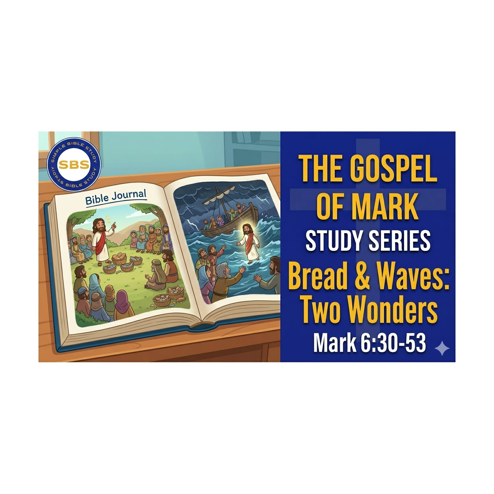 Mark 6:30-53 More Than a Miracle: What the Bread and the Waves Reveal episode artwork