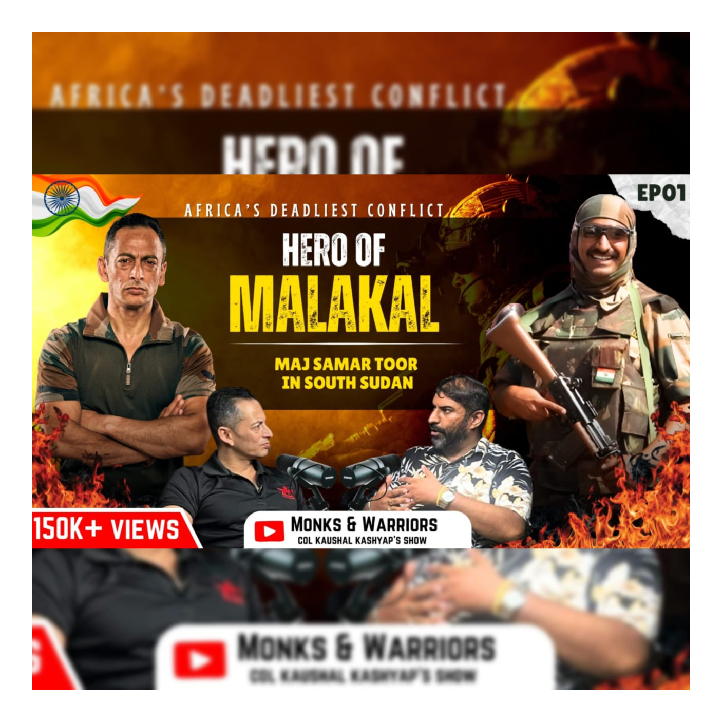 HERO OF MALAKAL- MAJOR SAMAR TOOR & AFRICA'S DEADLIEST CONFLICT podcast artwork