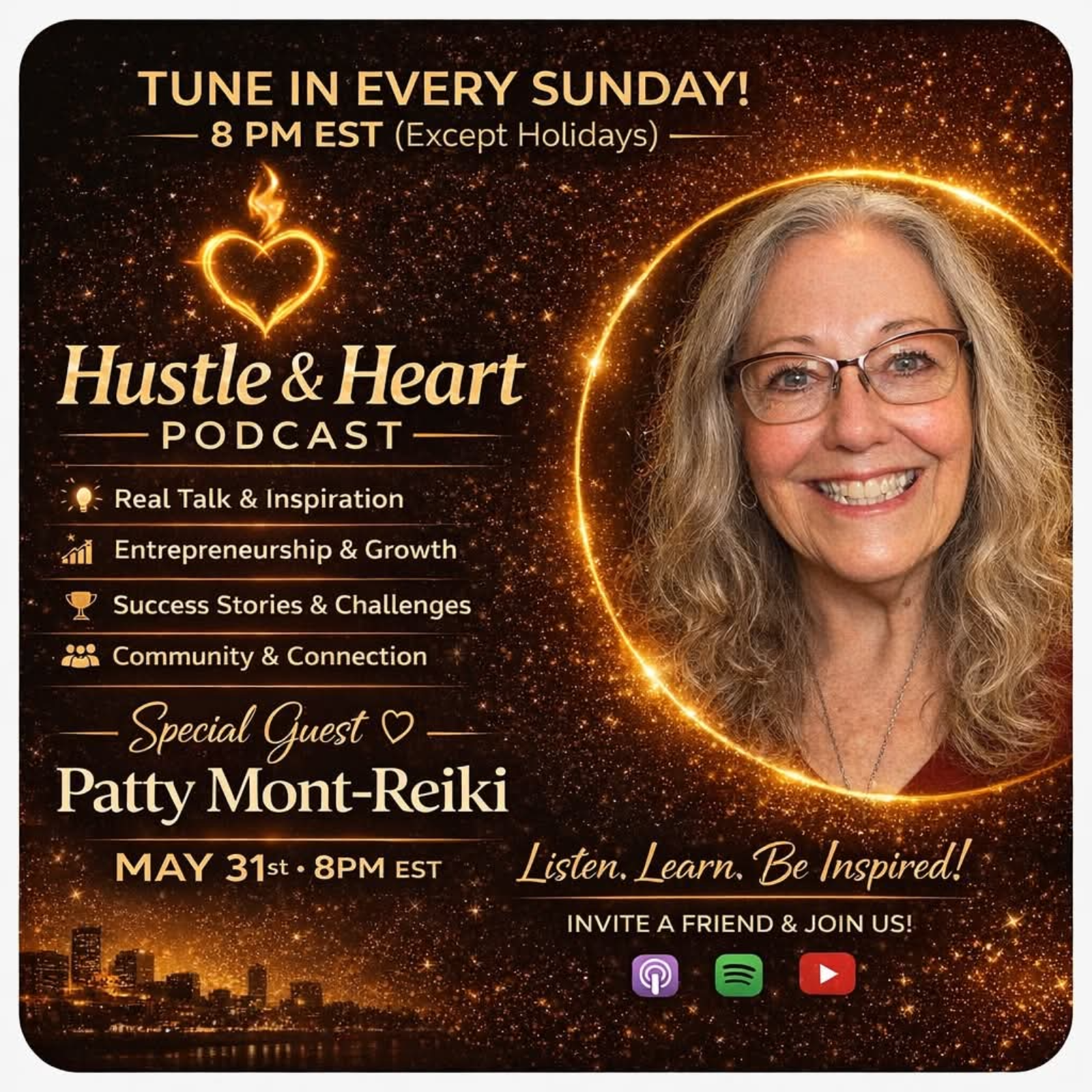 Business Discussion- Lets learn more about Reiki with Patty Mont- Reiki 