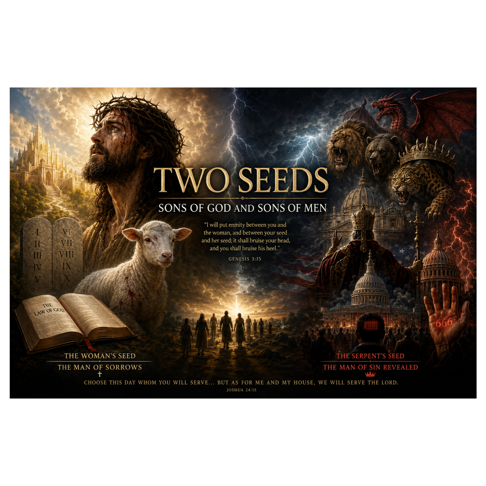 Two Seeds: Man of Sorrows and Man of Sin