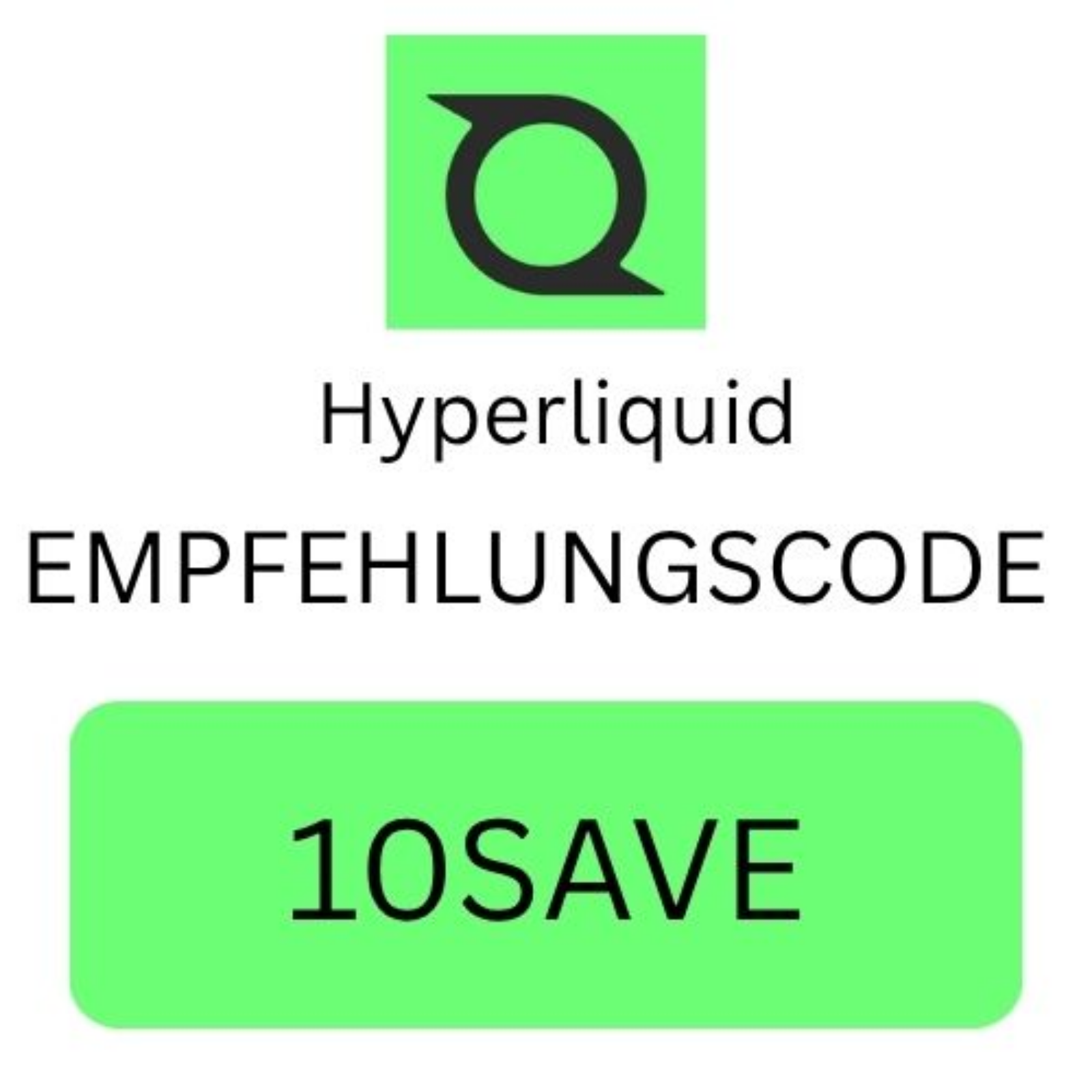 Hyperliquid Empfehlungscode „10SAVE“ – 10 % Rabatt auf Handelsgebühren