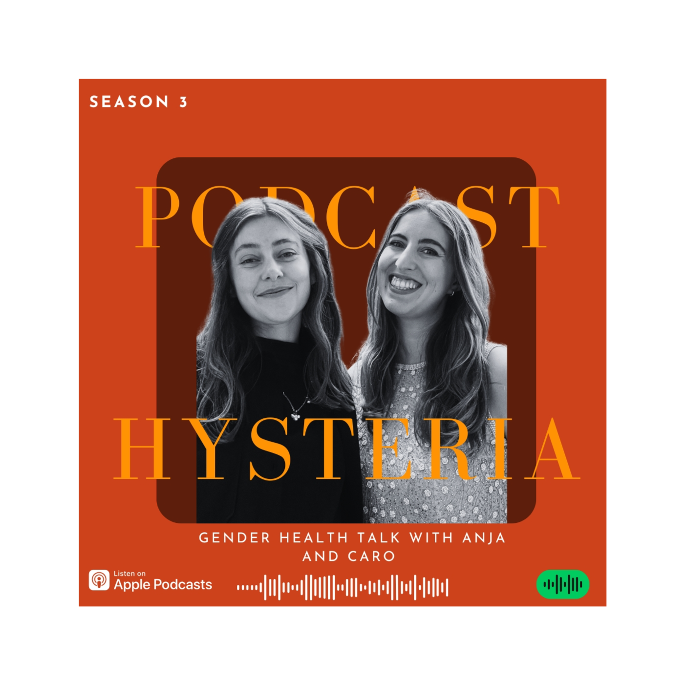 Hysteria - Gender Health Talk mit Anja und Caro - podcast cover