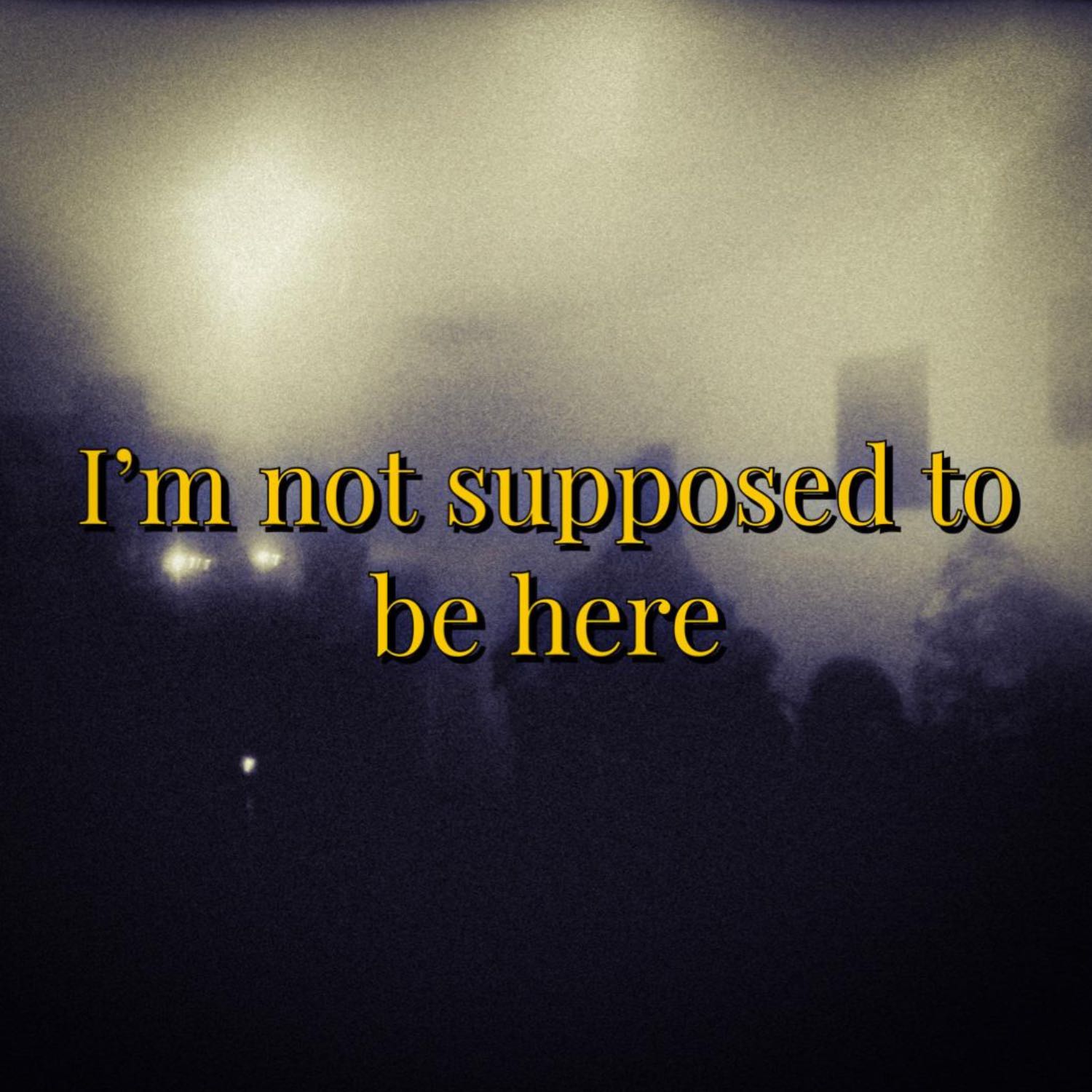 I\'m Not Supposed to Be Here