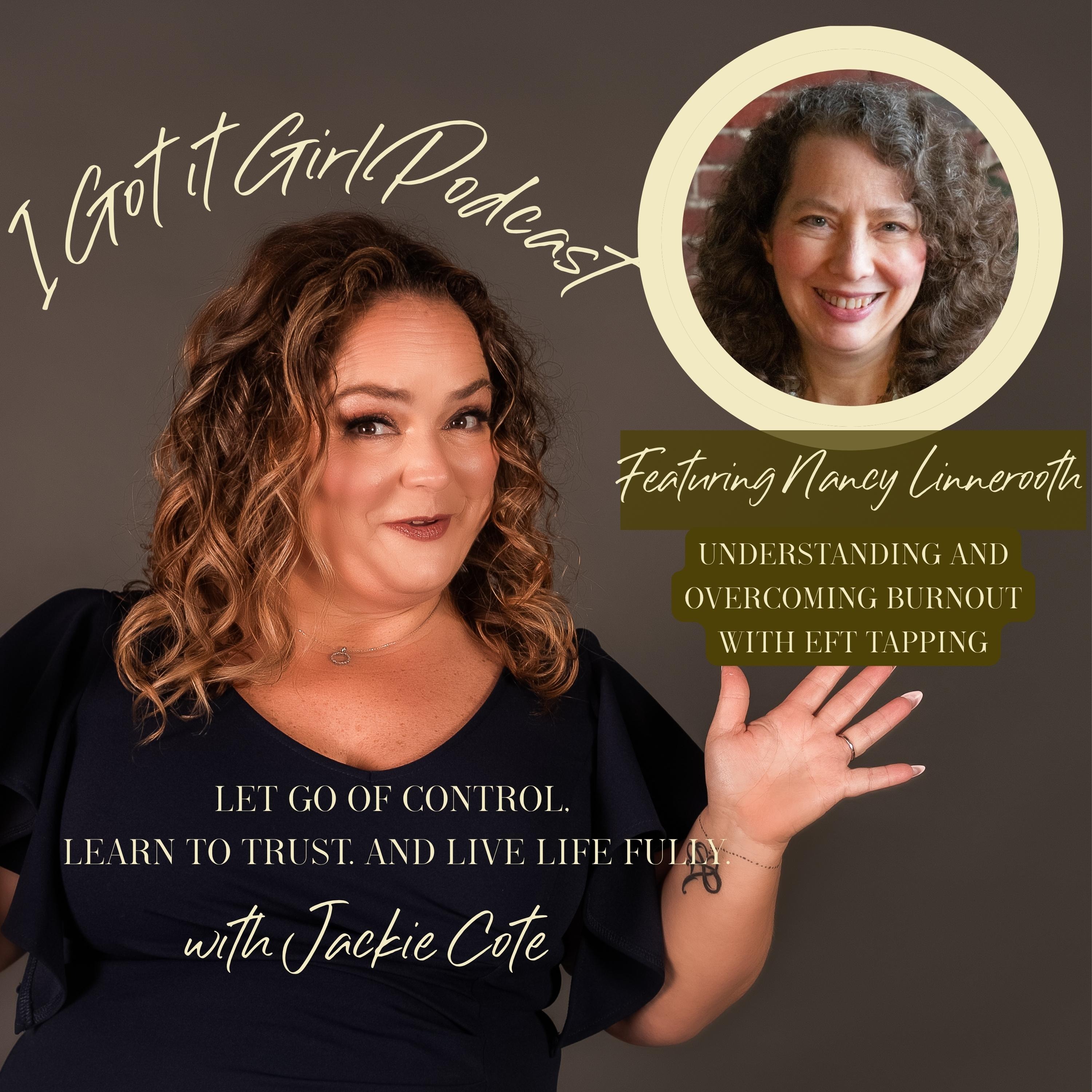 Understanding and Overcoming Burnout with EFT Tapping with Nancy Linnerooth episode artwork