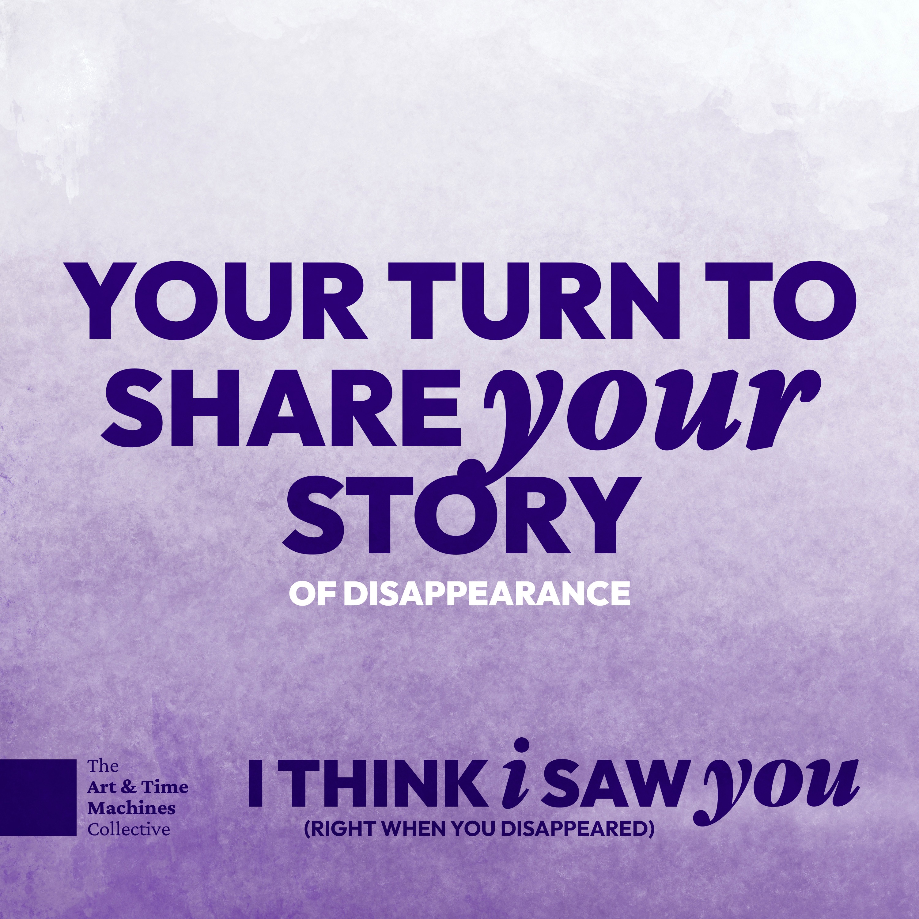 I Think I Saw You (Right When You Disappeared)