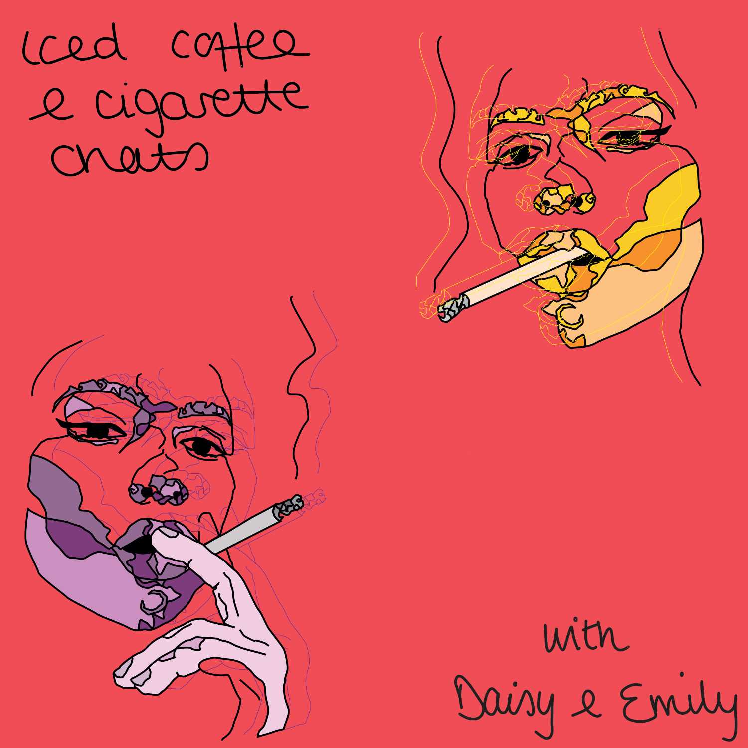 iced coffee & cigarette chats