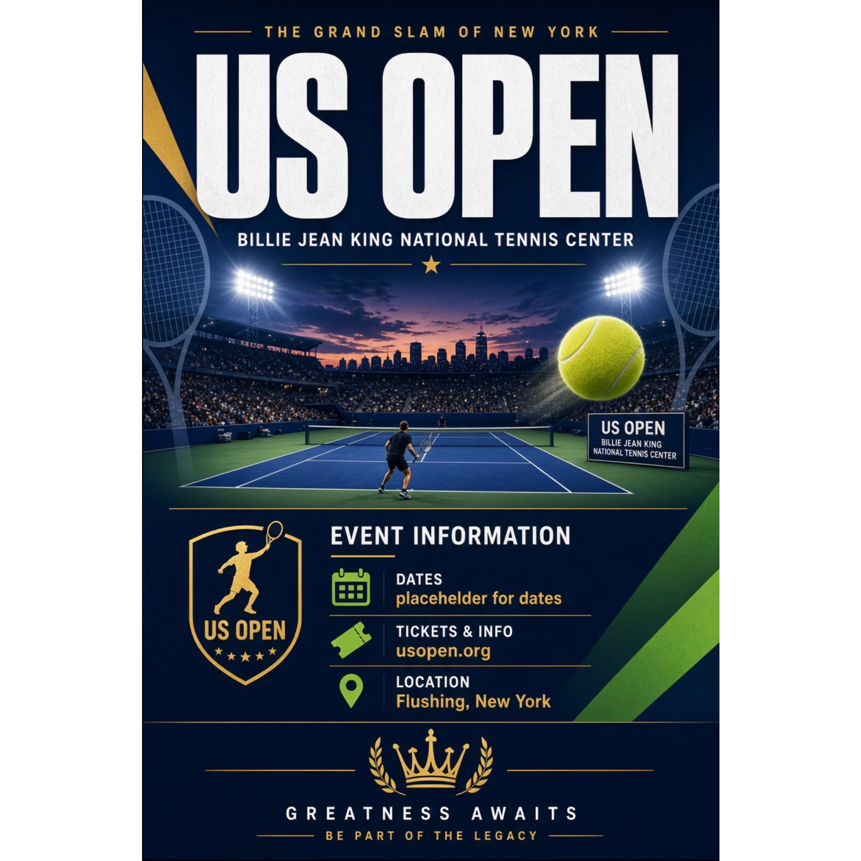 Sport : US OPEN TENNIS TOURNAMENT 2026