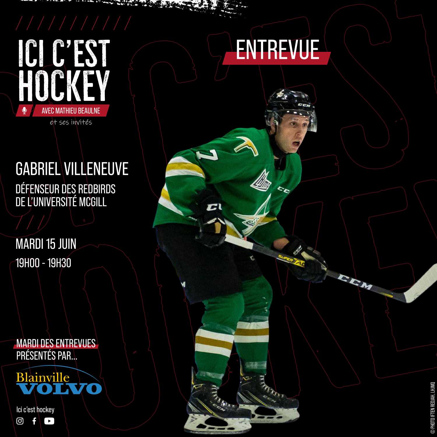 Épisode 33.1 - Gabriel Villeneuve, défenseur des Redbirds de McGill 🏒