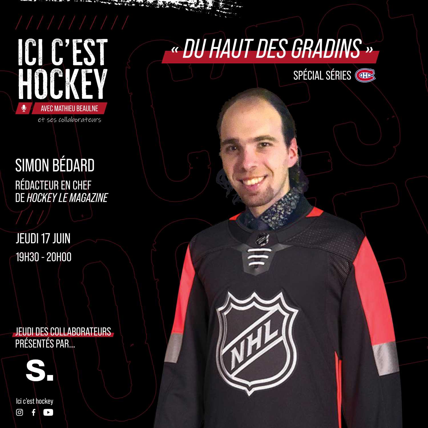 Épisode 34.2 - «Du haut des gradins» avec Simon Bédard 🚨