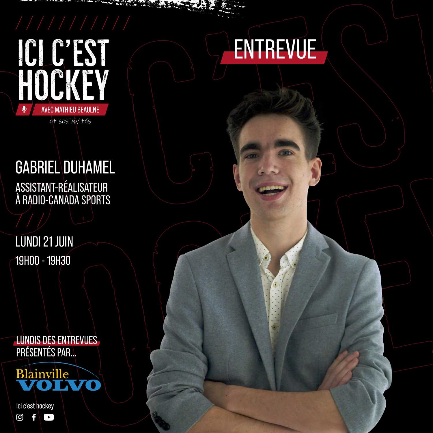 Épisode 35.1 - Gabriel Duhamel, assistant-réalisateur à Radio-Canada Sports 🎬