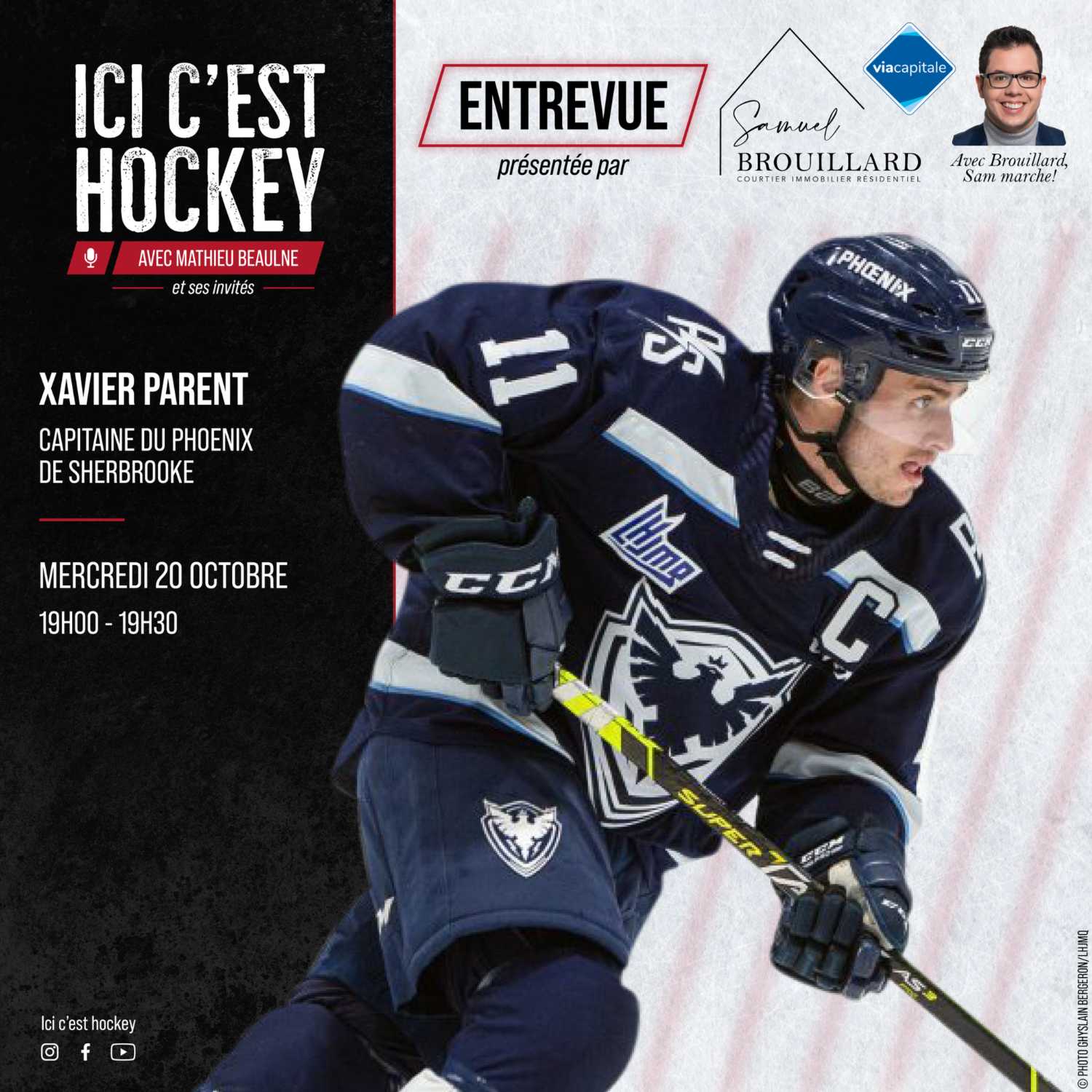 Épisode 1.1 - Xavier Parent, capitaine du Phoenix de Sherbrooke 🏒