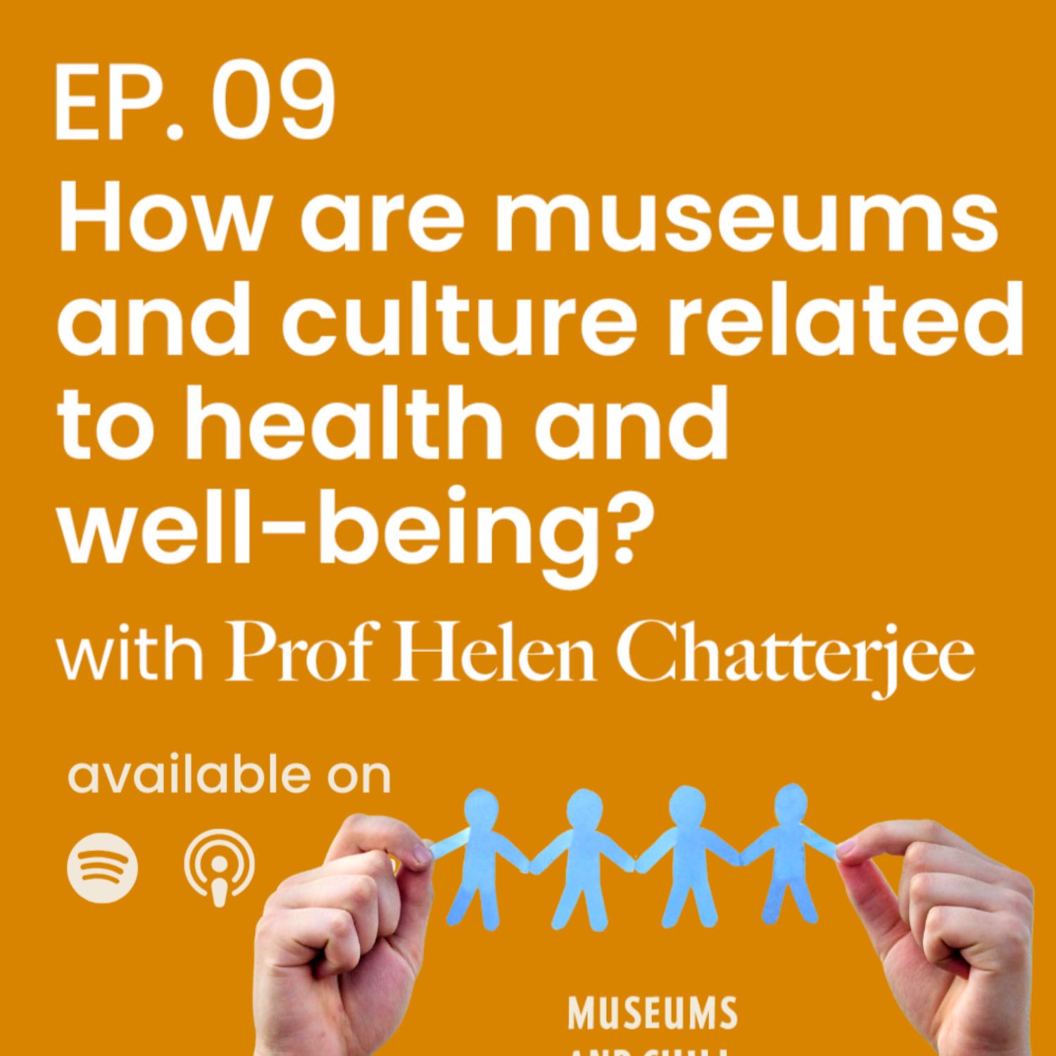 How are museums and culture related to health and well-being?