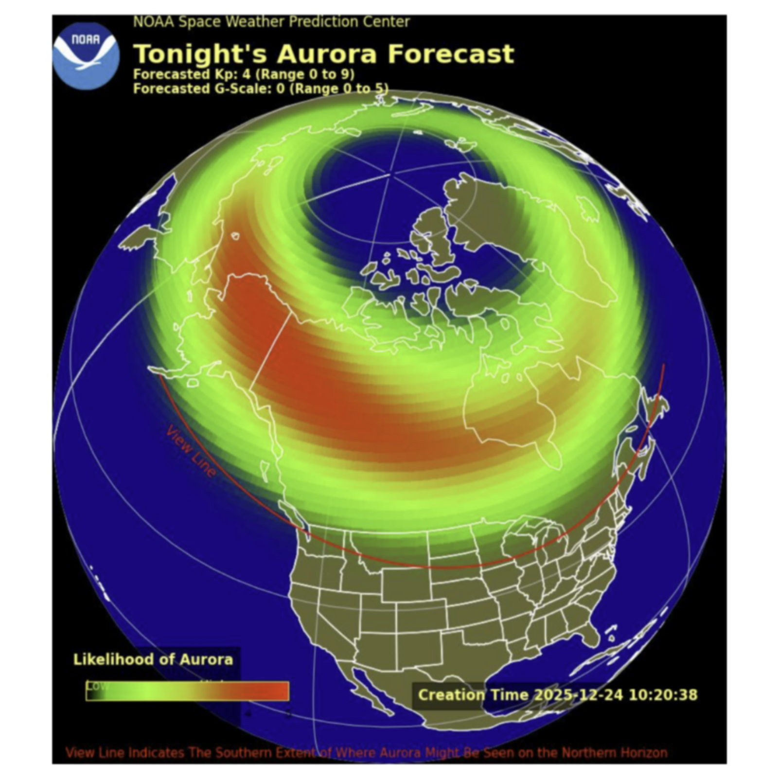Christmas Eve 2025, Auroras Possible with Elevated Solar Wind and an Incoming CME-Let the Bio-field Radiate