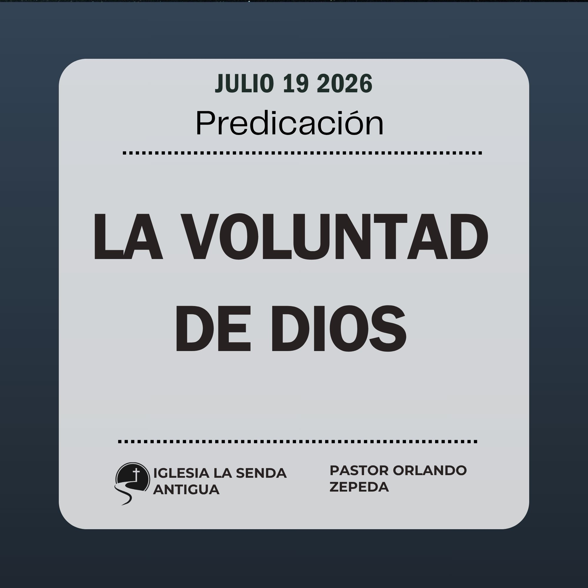La Voluntad De Dios episode artwork