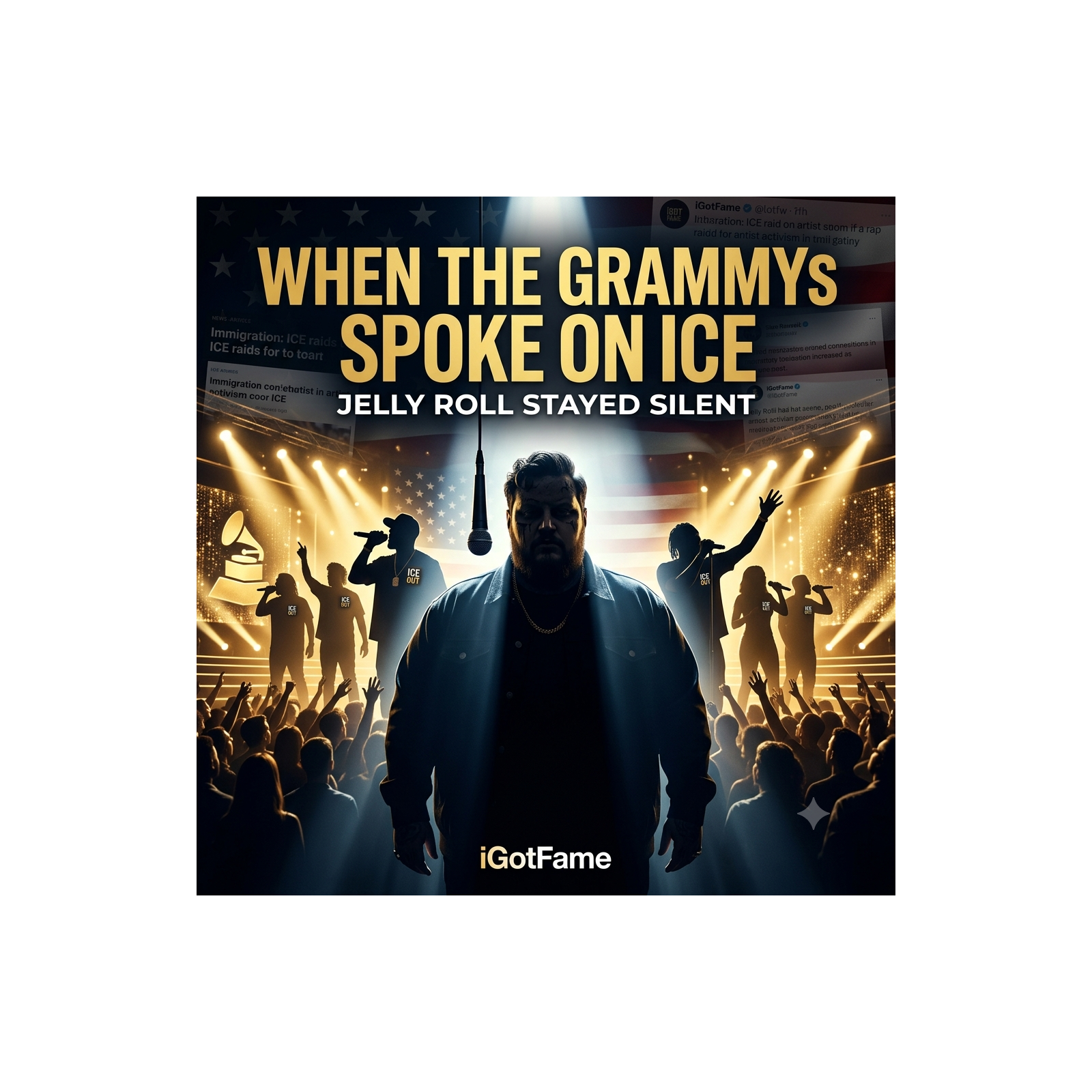 When the Grammys Spoke on ICE, Jelly Roll Stayed Silent episode artwork