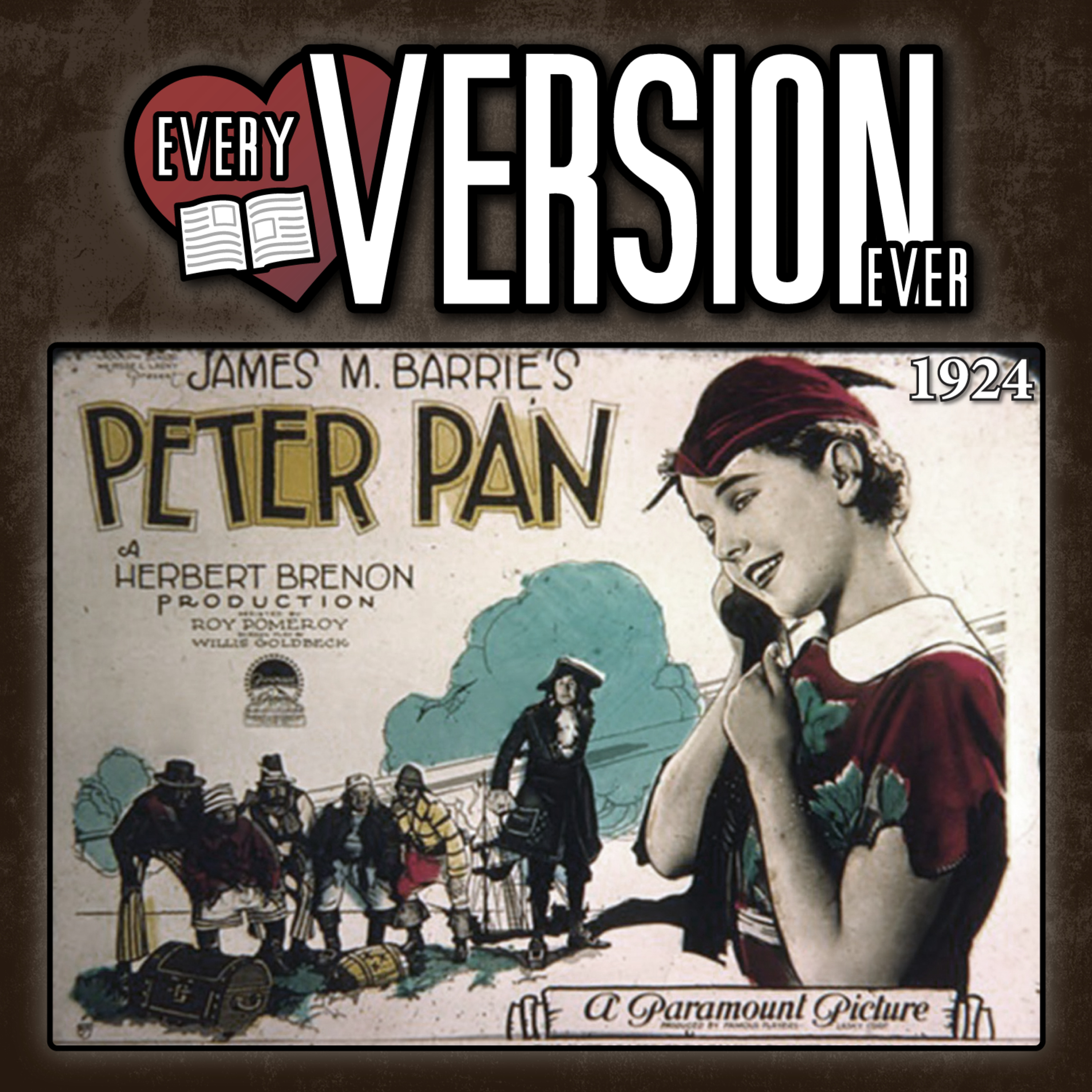 Peter Pan - 1924 Silent Film - First Ever Peter Pan Film - With Trivial Theater episode artwork