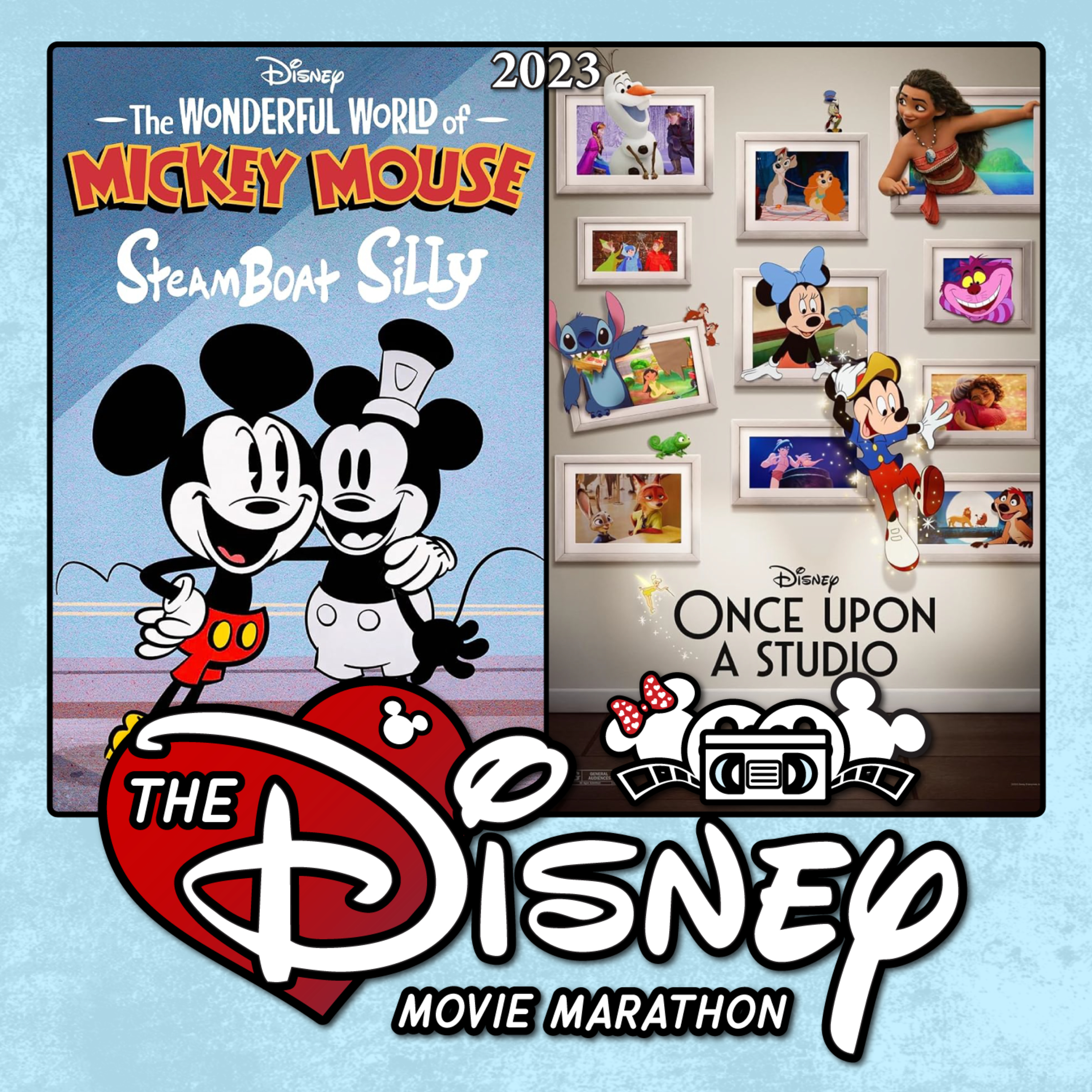 Disney 100 Shorts - Once Upon a Studio & Steamboat Silly + 2022 Christmas Special - Mickey Saves Christmas - w/ Katie Fabrick episode artwork
