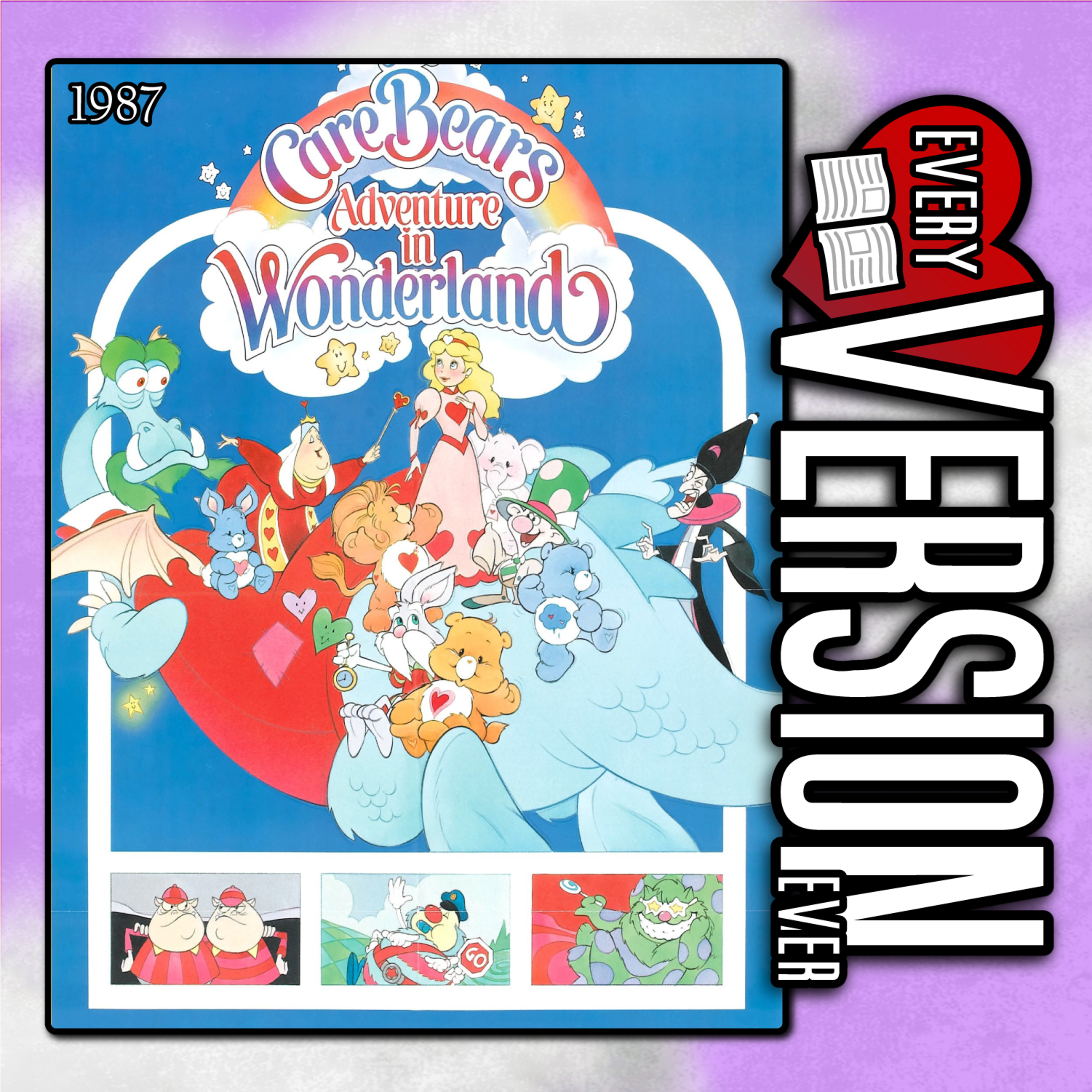 The Care Bears Adventure in Wonderland - 1987 Theatrical Film episode artwork