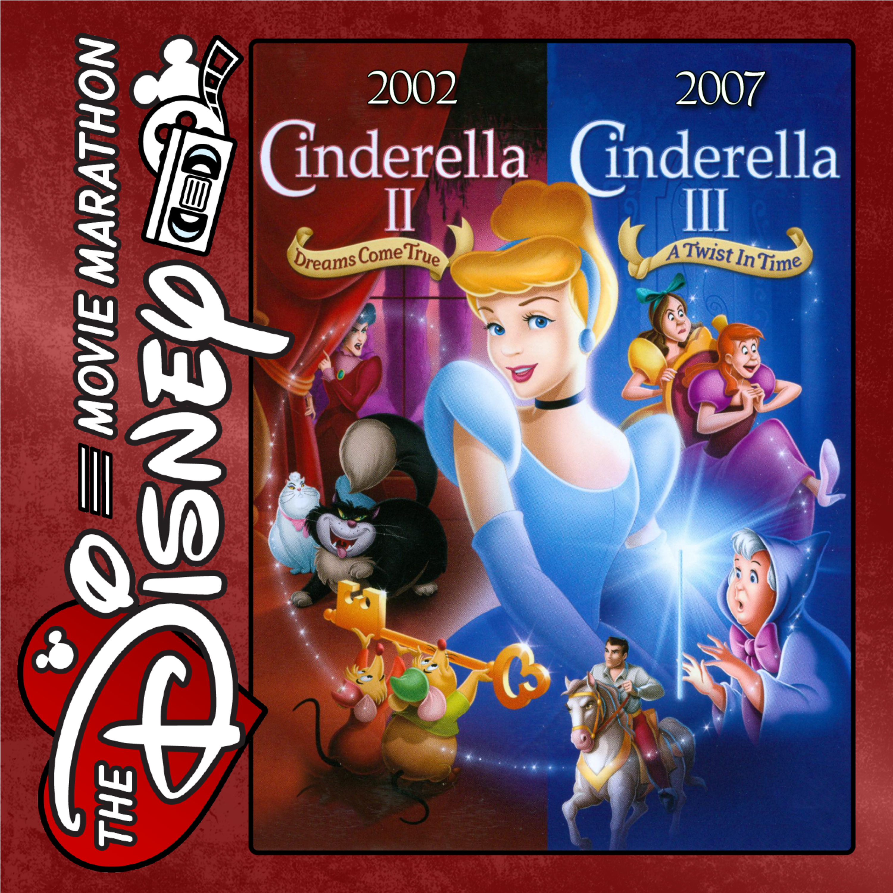 Cinderella 2 & 3 - with Eli Sanza & Rachel Wagner - The Disney Movie Marathon episode artwork