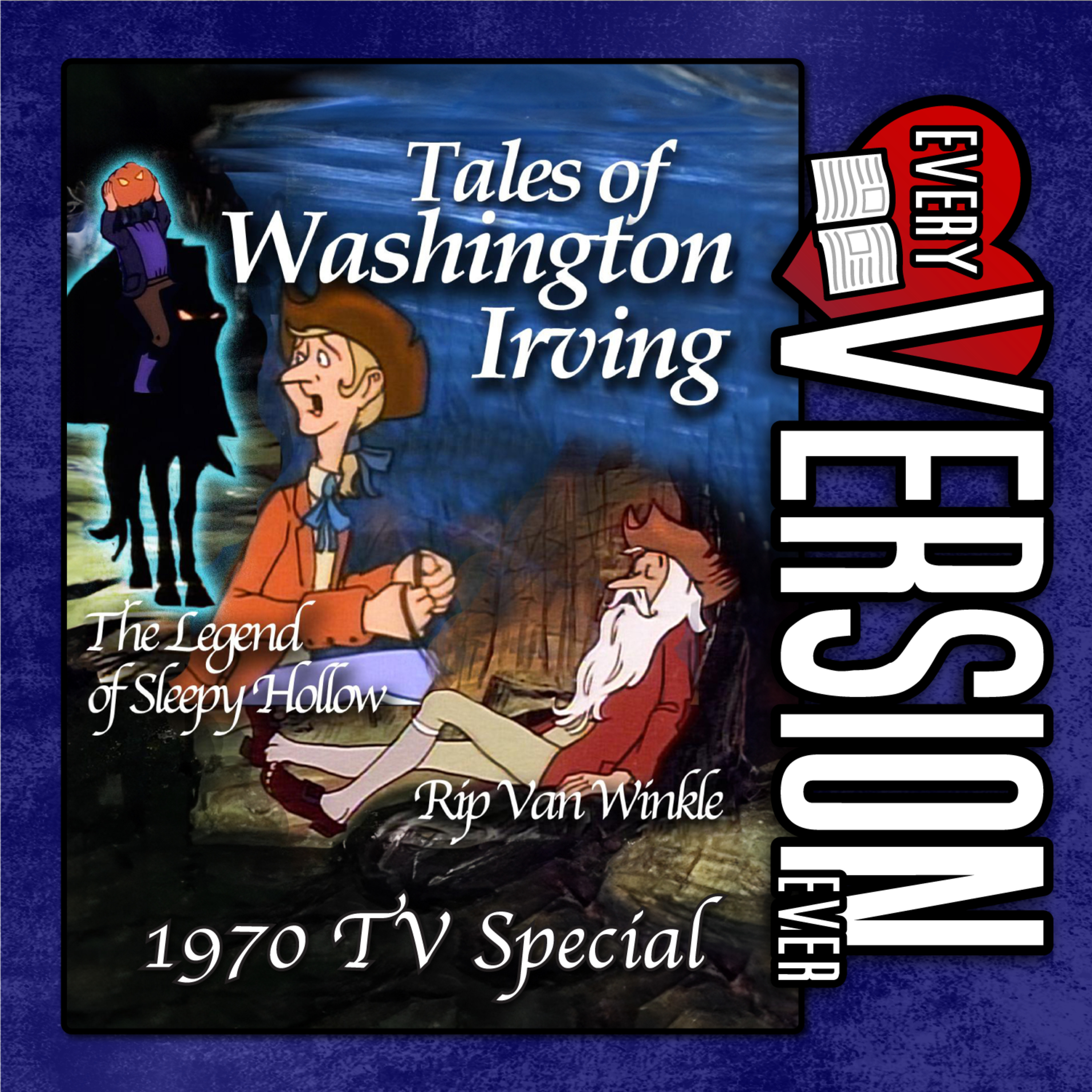 Tales of Washinton Irving - 1970 Animated TV Special - With Eli Sanza and Phantomwise episode artwork