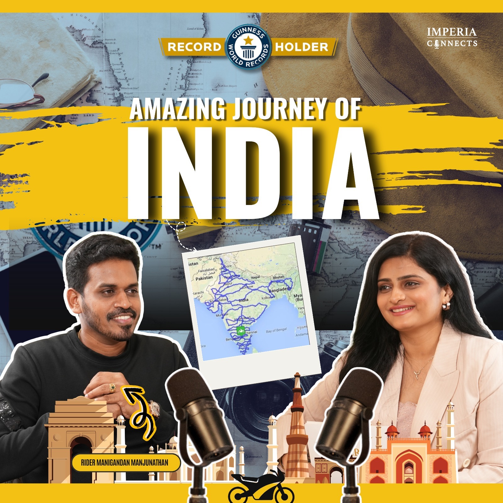 Guinness World Record Holder | Manigandan Manjunathan’s Amazing Journey of India episode artwork