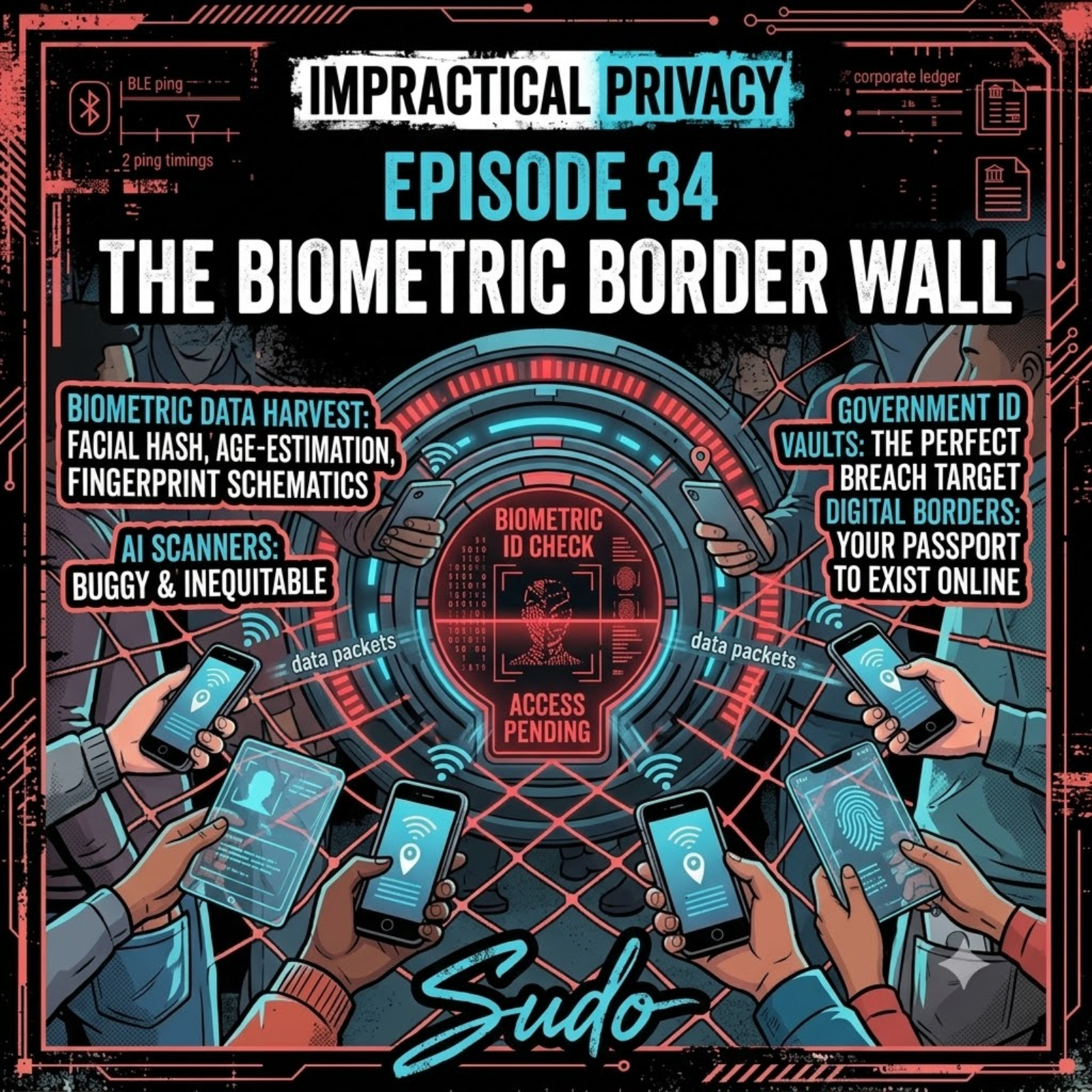 The Biometric Border Wall episode artwork