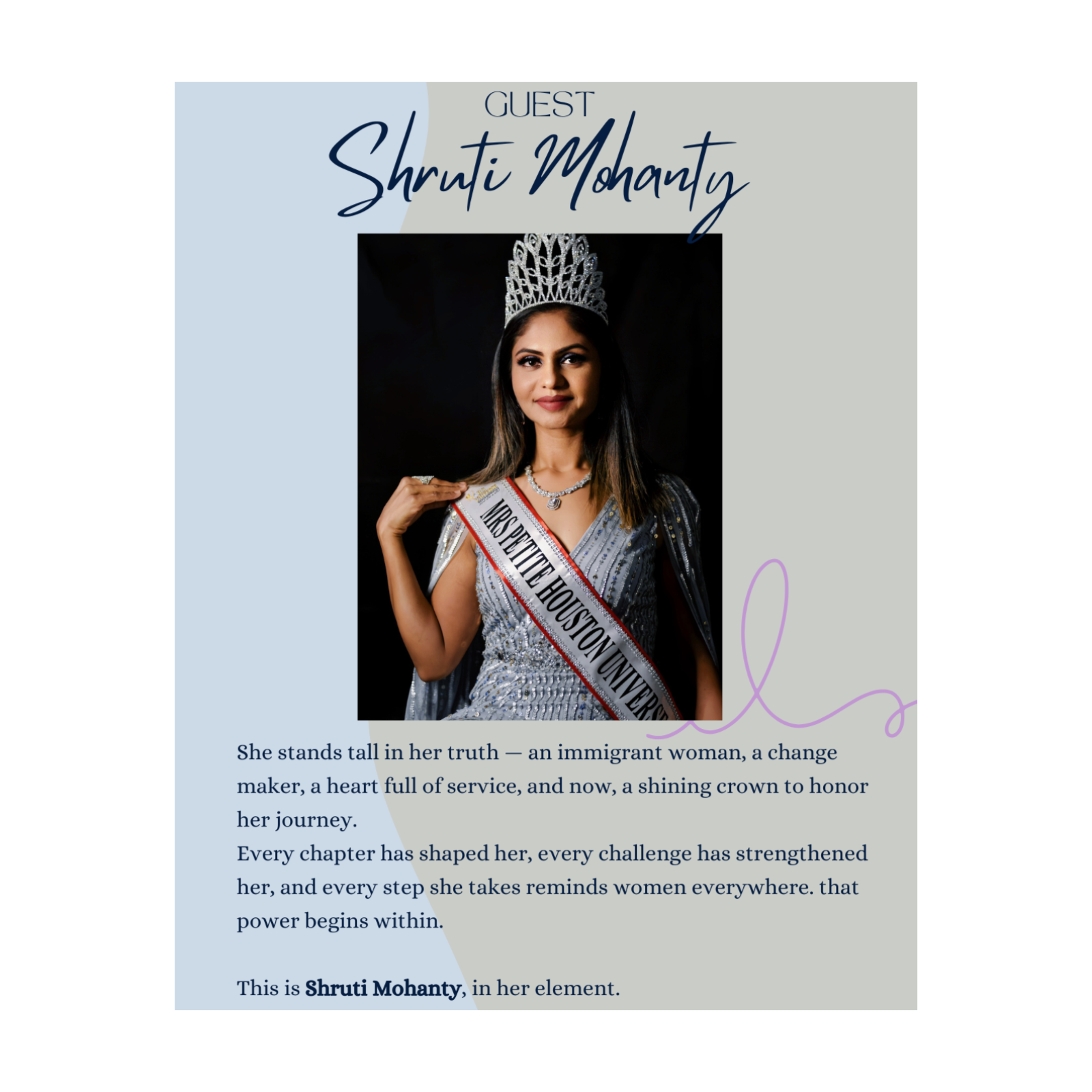 Becoming Again: Motherhood, Courage & the Crown with Shruti Mohanty episode artwork