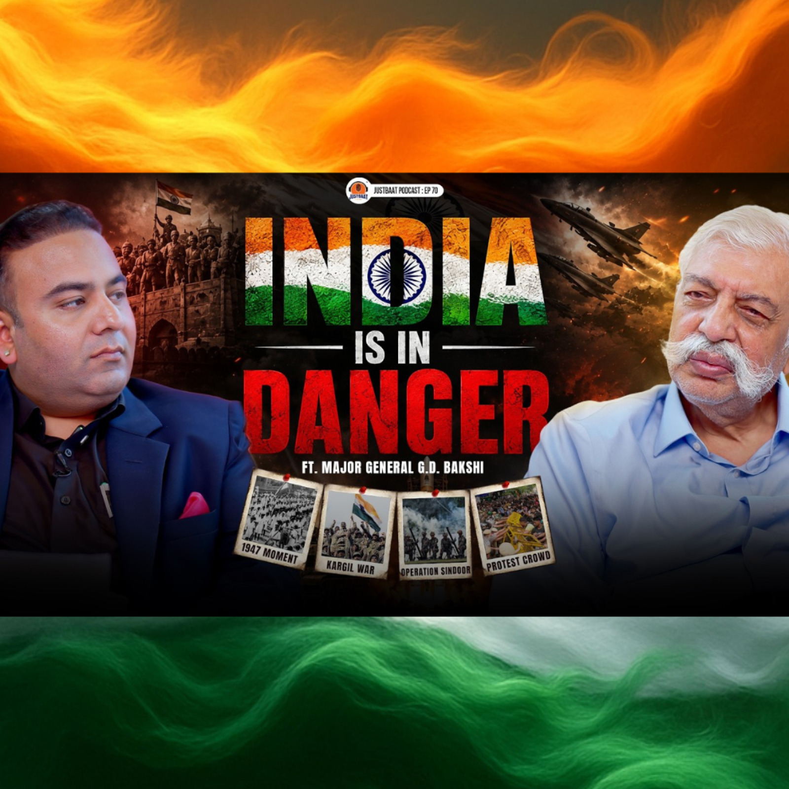 India Is in D@nger: Maj. Gen. GD Bakshi on China Threat, Sam Manekshaw & Operation Sindoor | EP-70 cover art