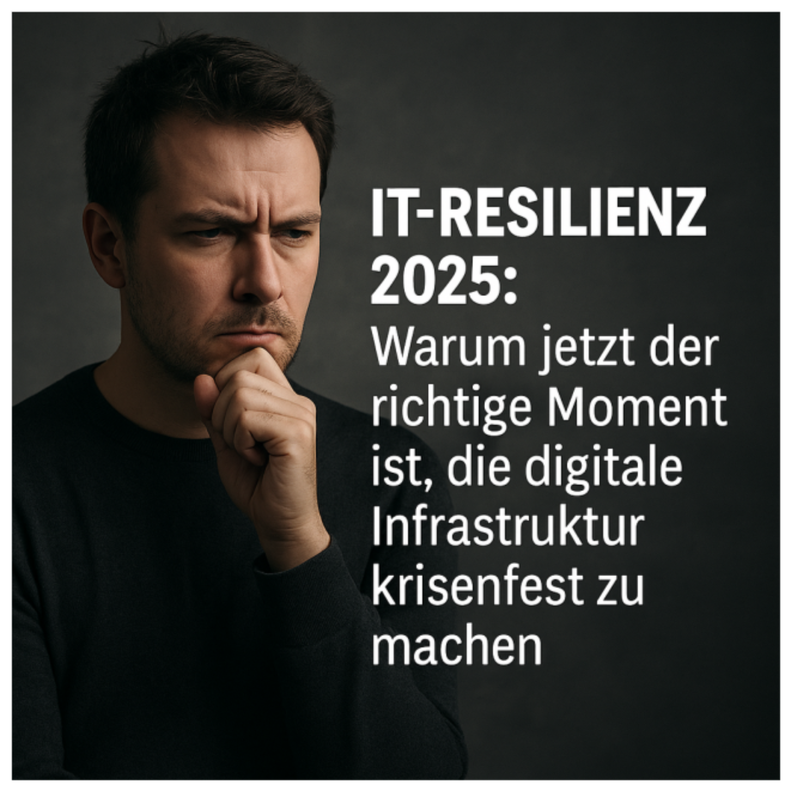 IT-Resilienz 2025: Warum jetzt der richtige Moment ist, die digitale Infrastruktur krisenfest zu machen episode artwork