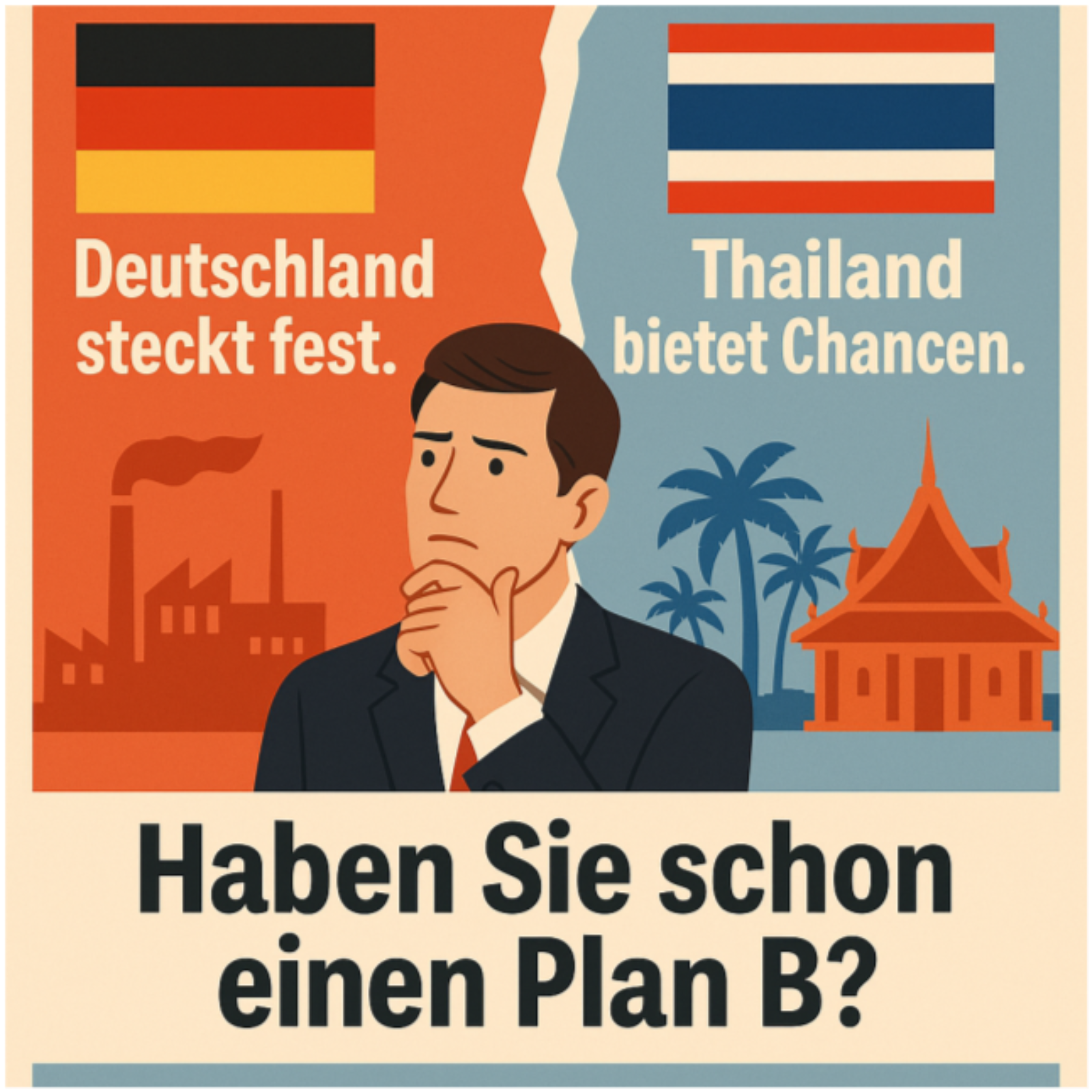 Deutschland steckt fest. Thailand bietet Chancen.Haben Sie schon einen Plan B? episode artwork