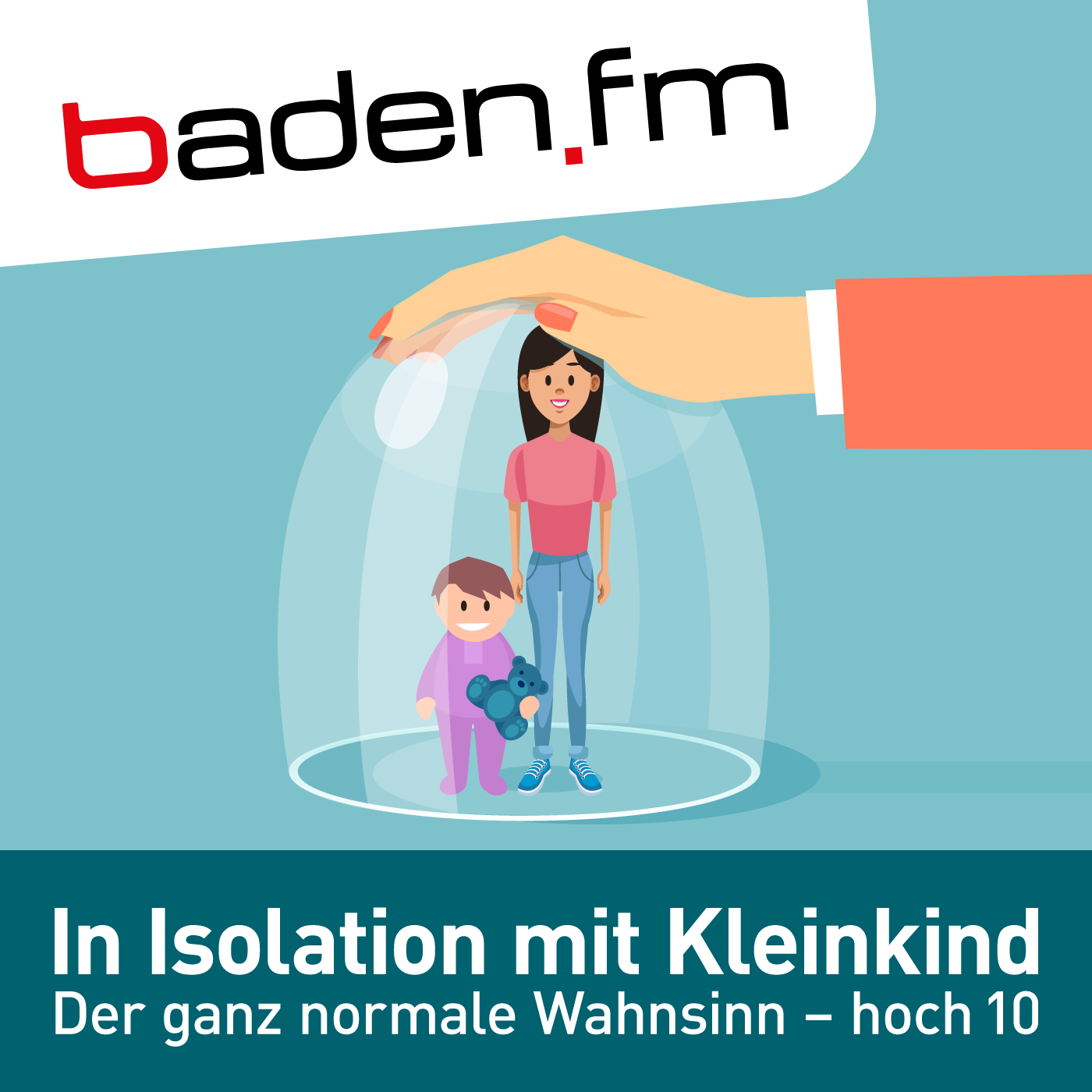 Podcast In Isolation mit Kleinkind