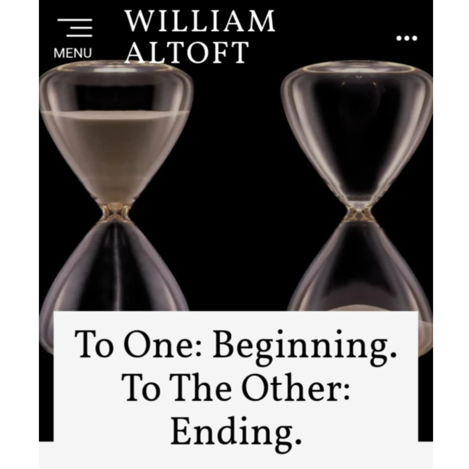 Poem #32 - To One: Beginning. To The Other: Ending. episode artwork