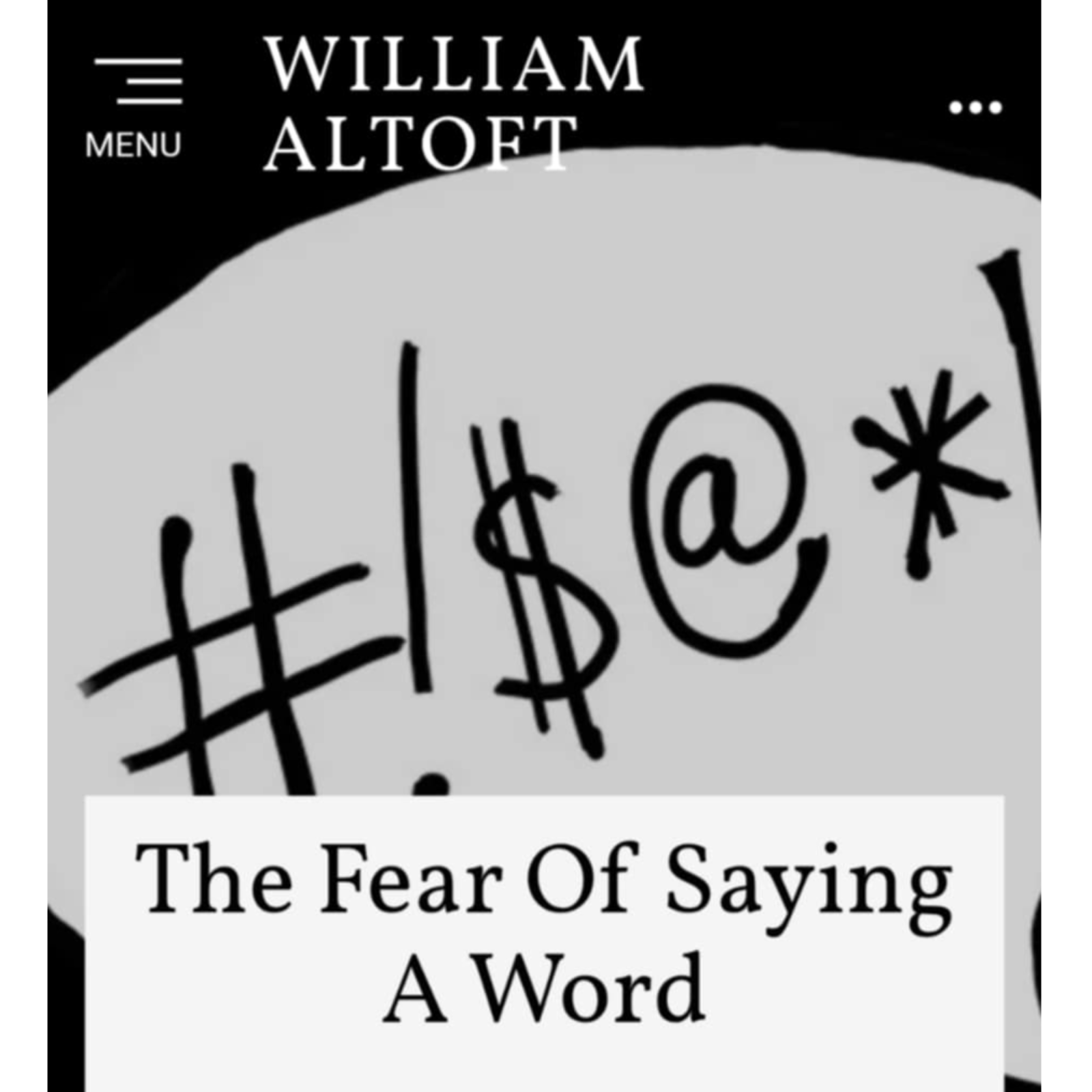 Poem #34 - The Fear Of Saying A Word episode artwork