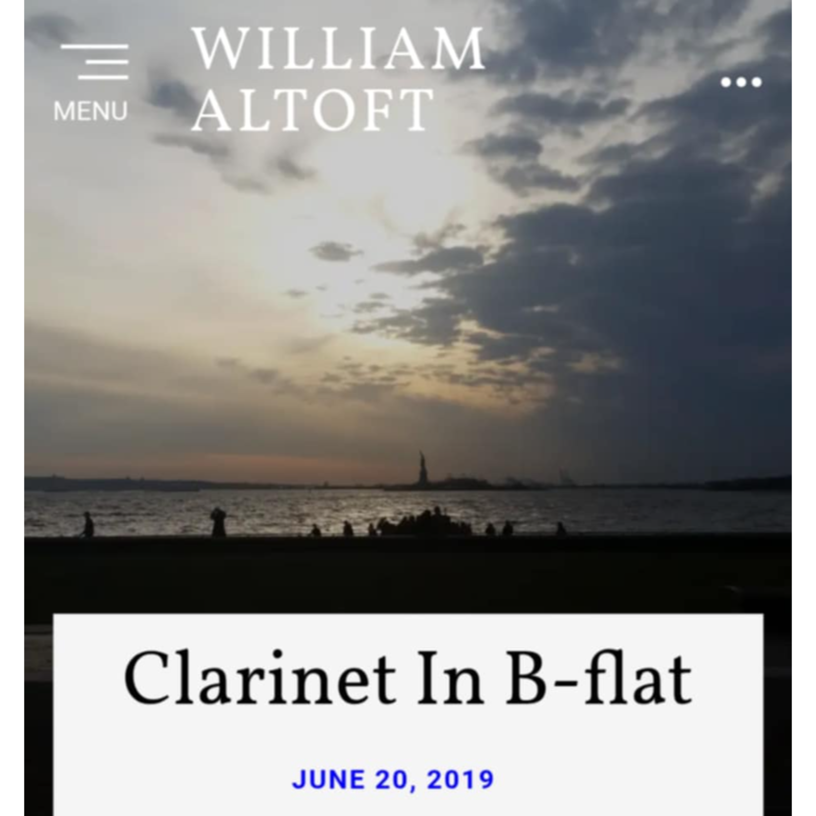 Poem #43 - Clarinet In B-flat