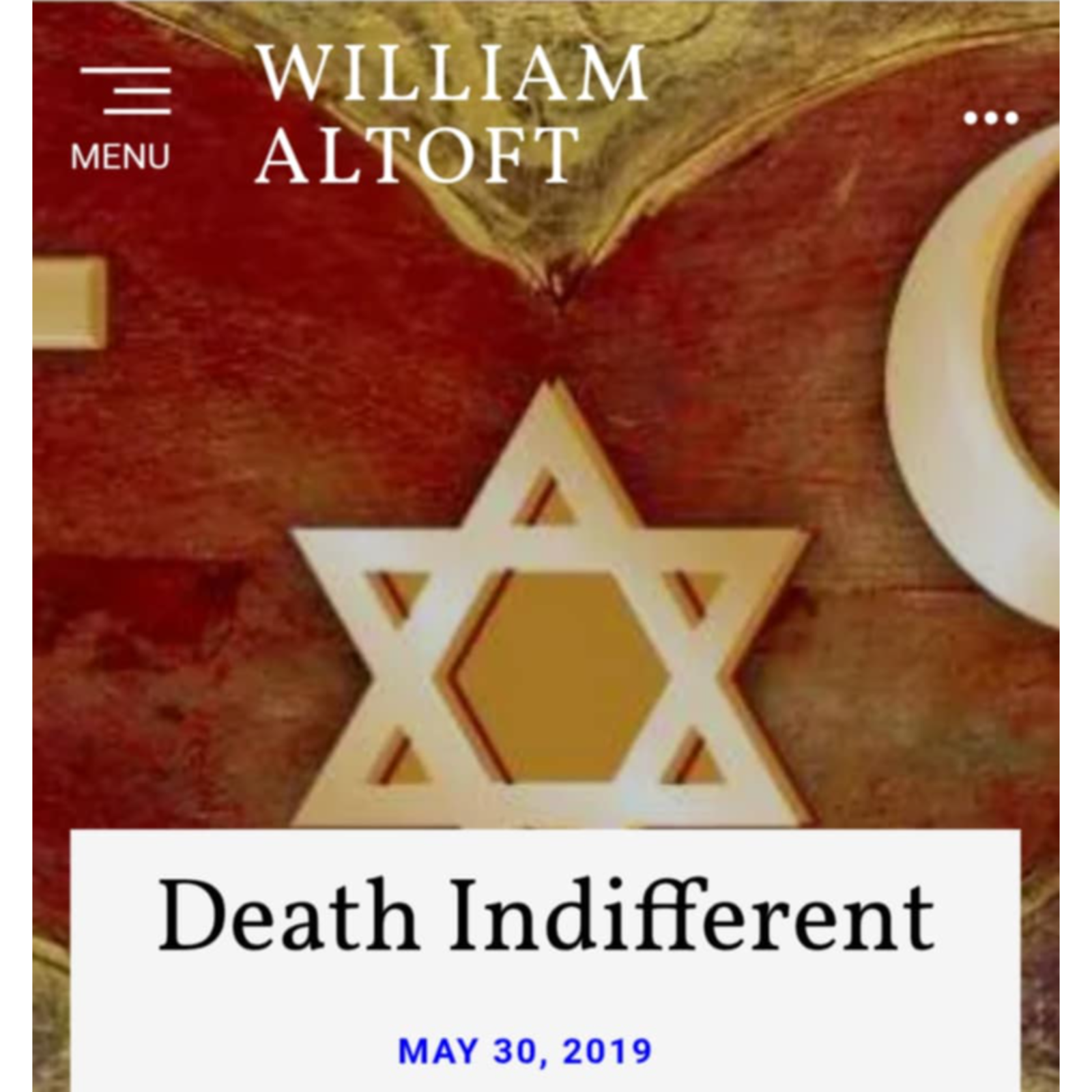 Poem #37 - Death Indifferent