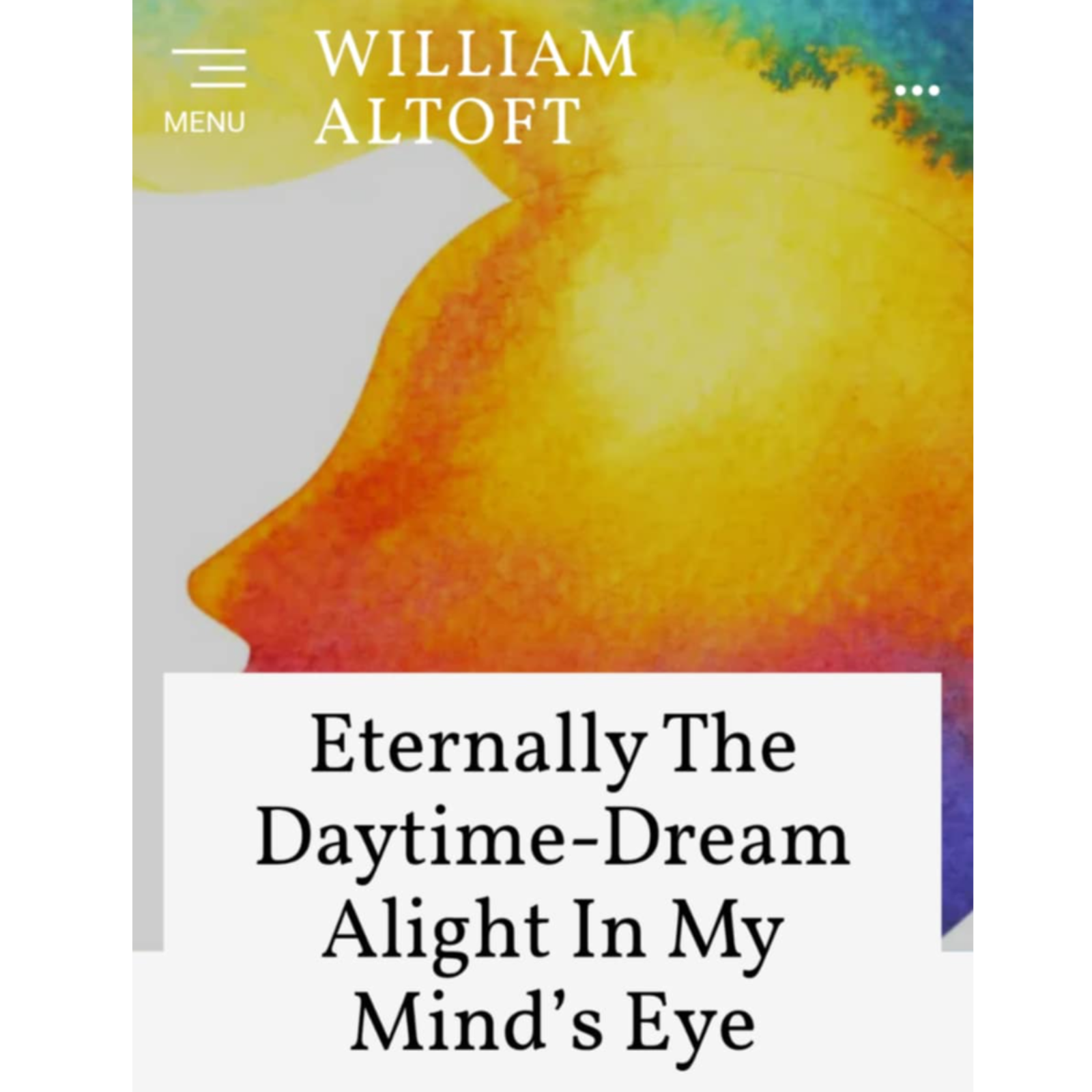 Poem #47 - Eternally The Daytime-Dream Alight In My Mind’s Eye episode artwork
