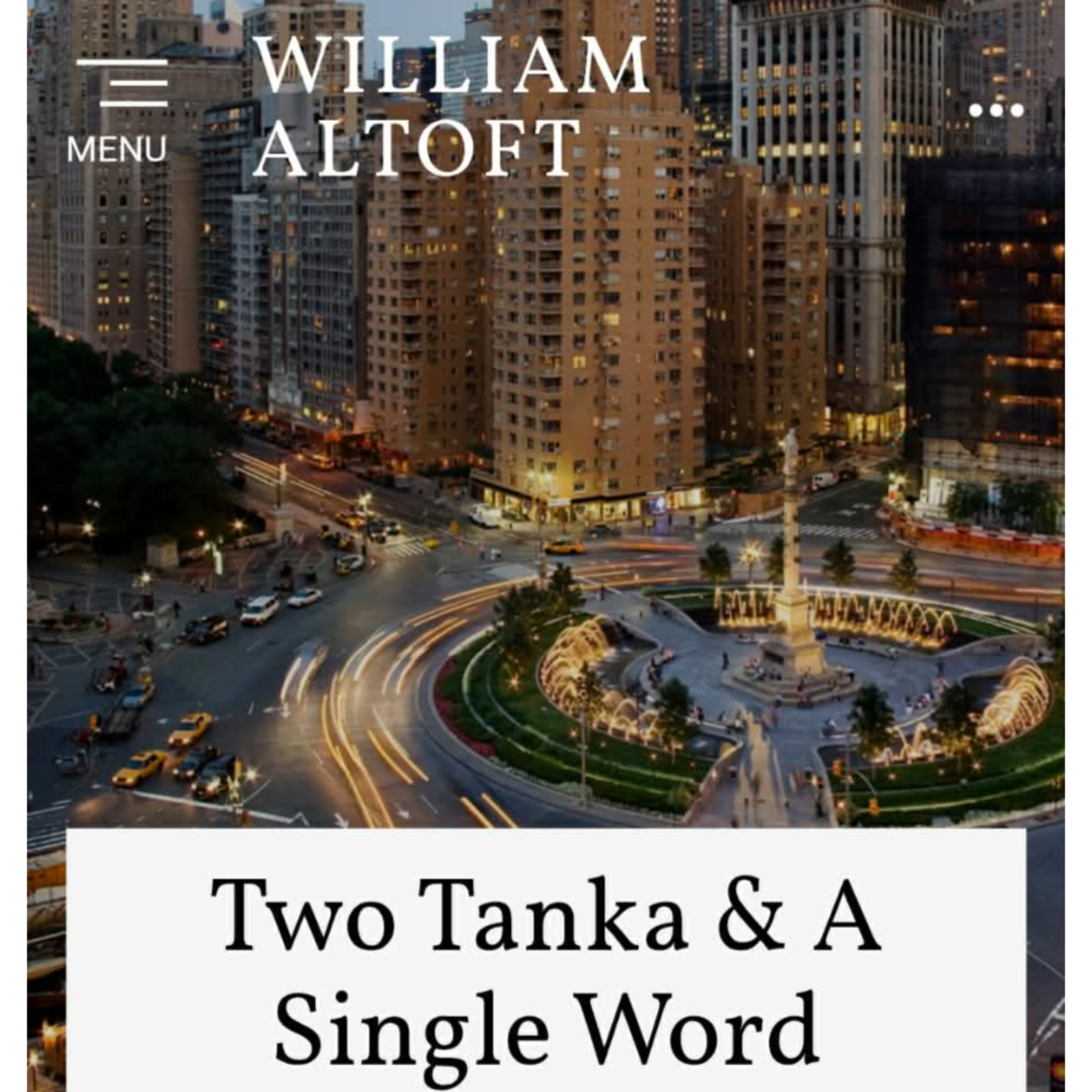 Poem #62 - Two Tanka & A Single Word episode artwork
