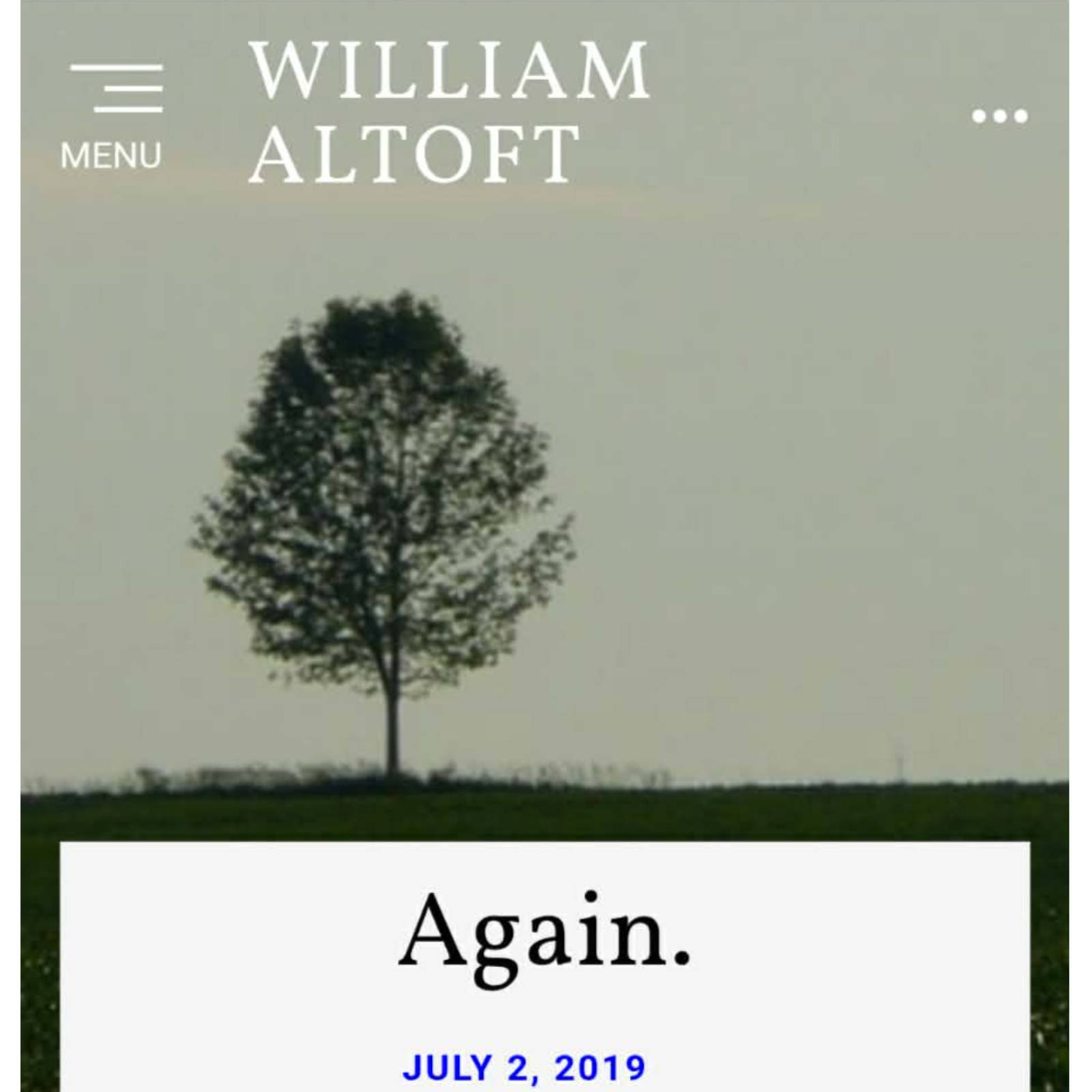 Poem #52 - Again.