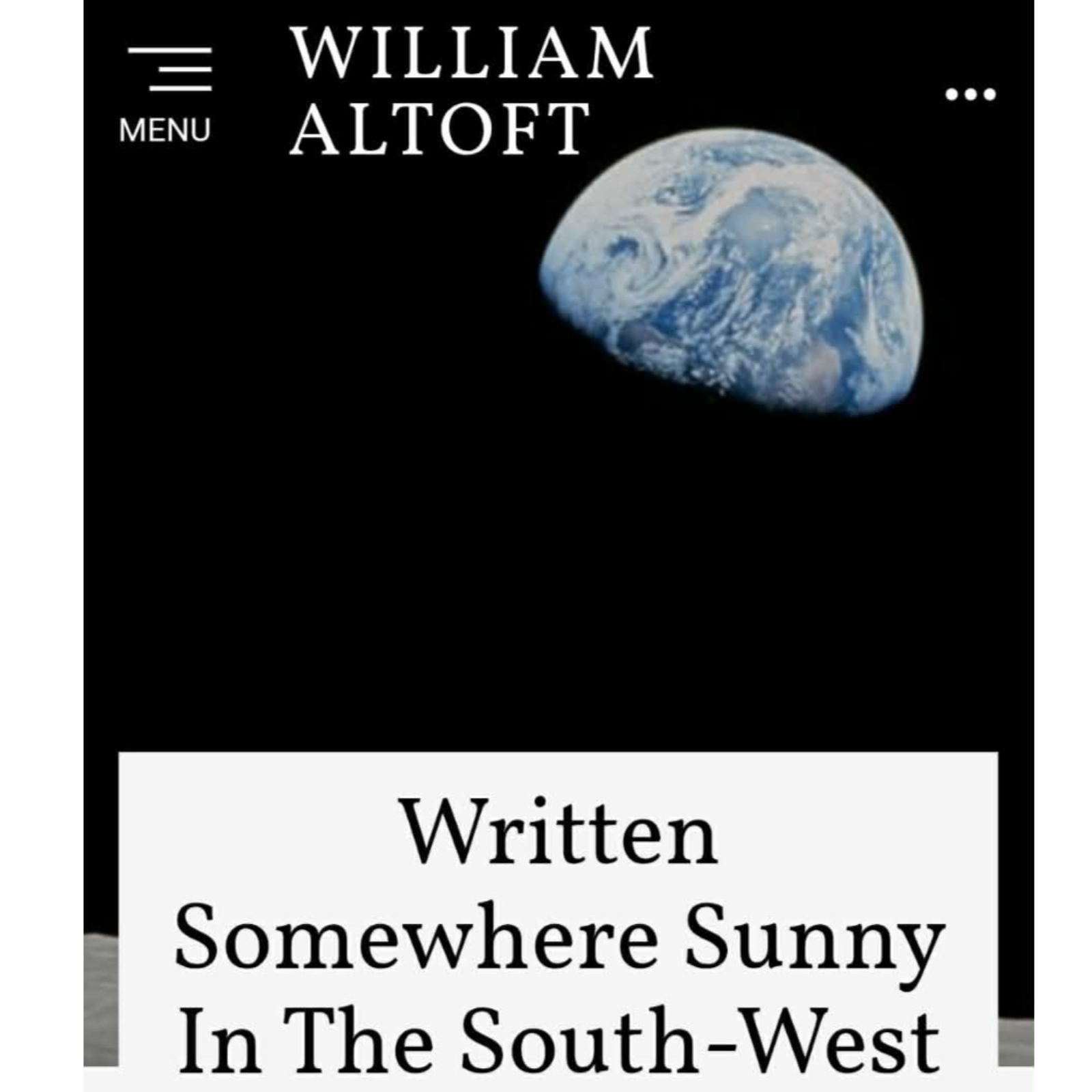 Poem #59 - Written Somewhere Sunny In The South-West episode artwork