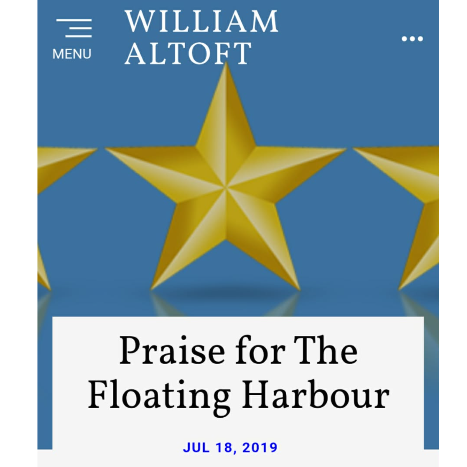 Praise For The Floating Harbour episode artwork