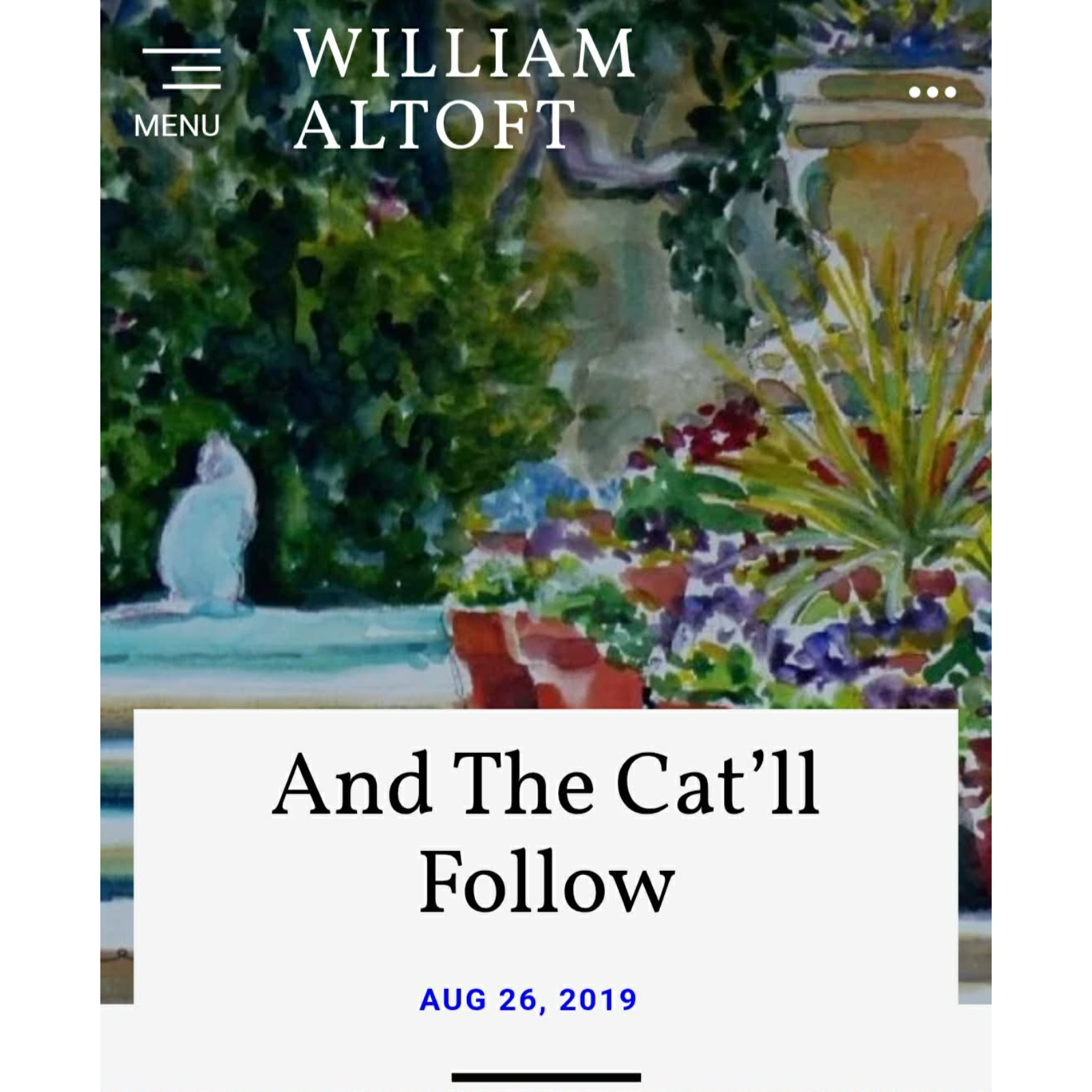 Poem #79 - And The Cat’ll Follow episode artwork