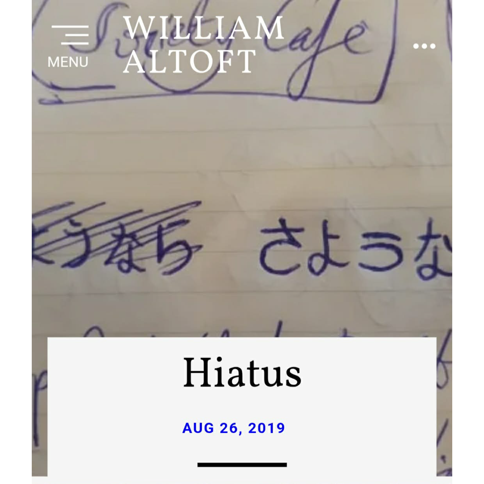 Poem #80 - Hiatus episode artwork