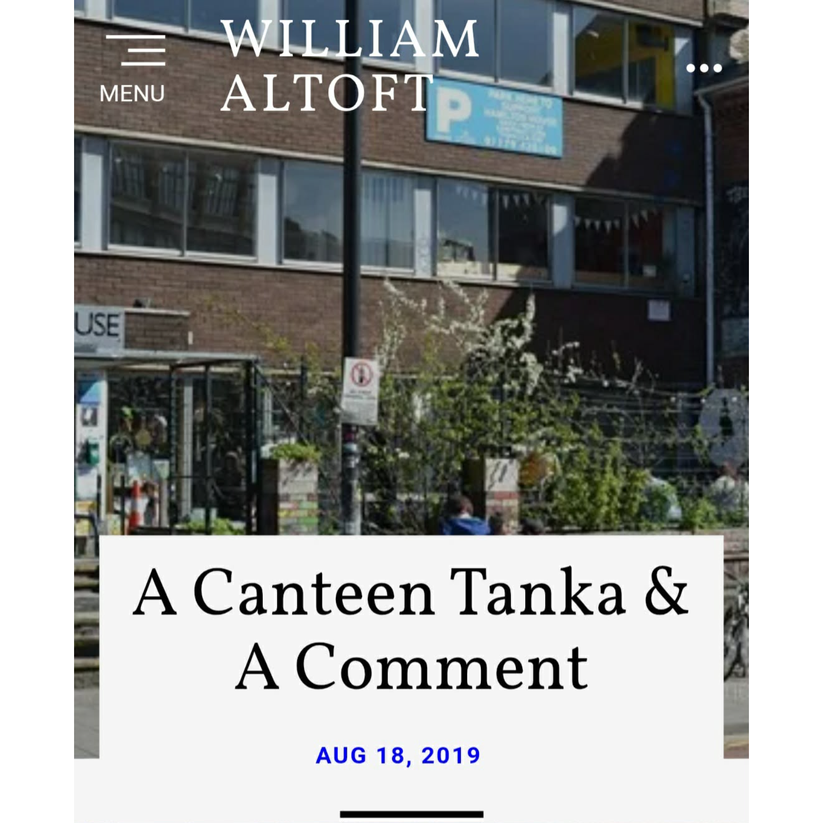 Poem #70 - A Canteen Tanka & A Comment episode artwork