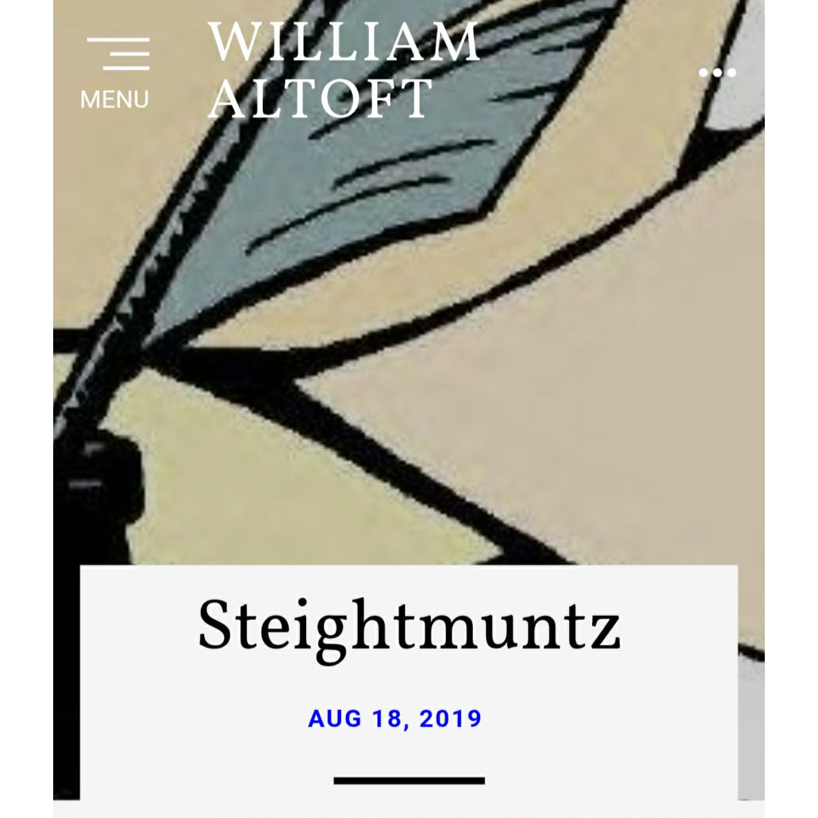 Poem #71 - Steightmuntz episode artwork
